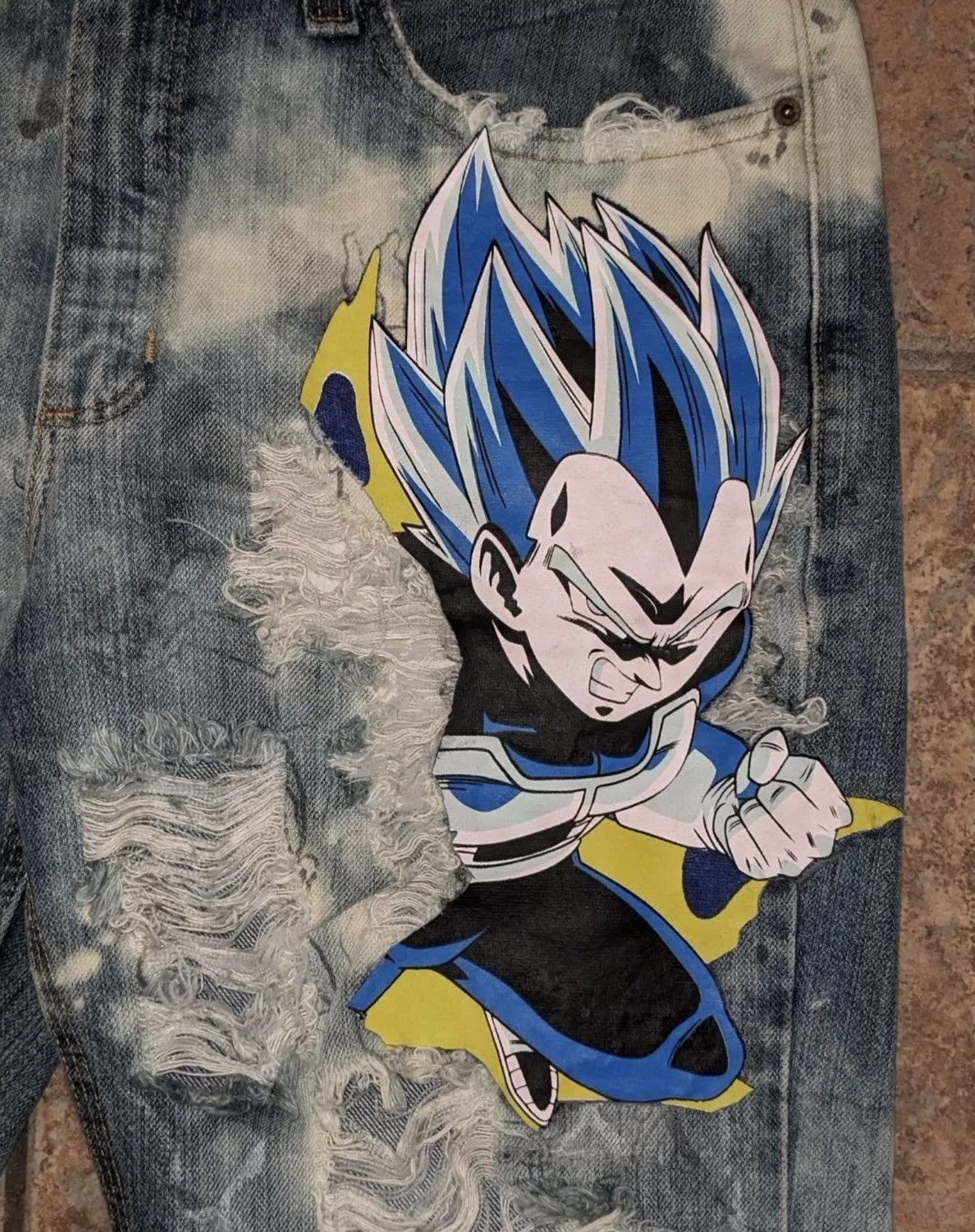 Carhartt DBZ Inspired Carhartt Custom Denim Dragon Ball Z Jeans Size US 32 / EU 48 - 2 Thumbnail