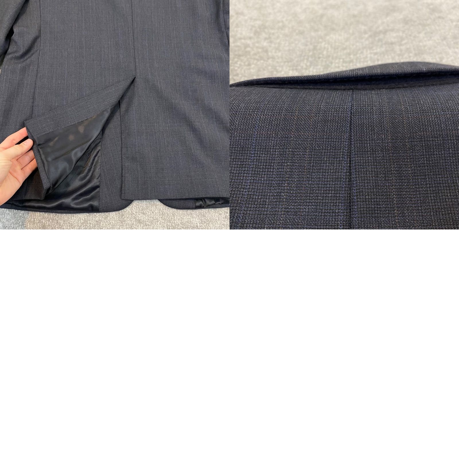Jos. A. Bank Jos A Bank Blazer 46 L Blue 100% Wool Sports Coat Suit Notch Lapel Career Jacket Mens Size 46R - 10 Thumbnail