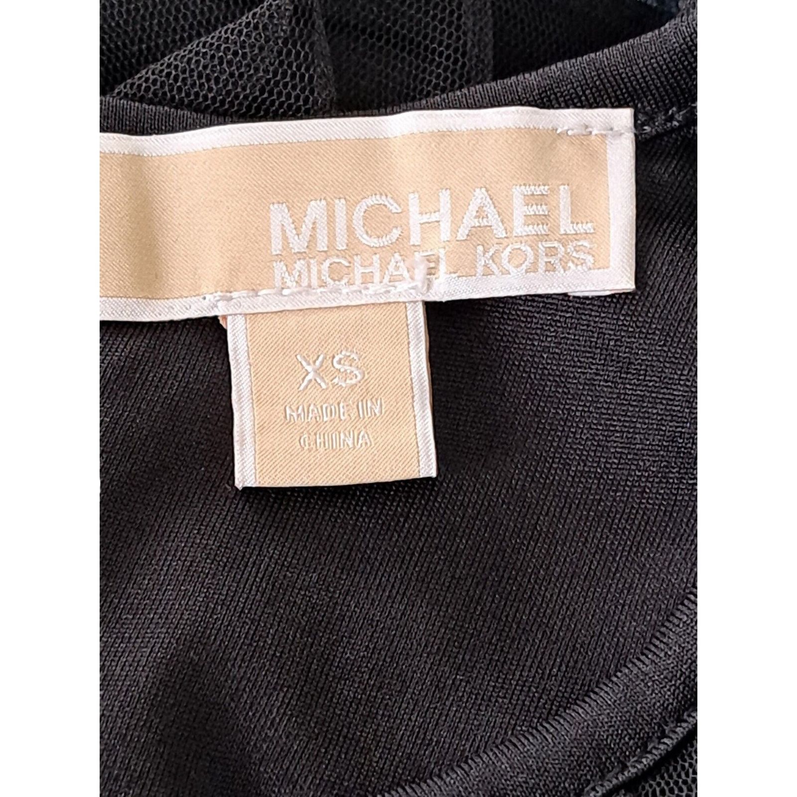 Michael Kors Michael Kors Forget Me Not Black & Purple Floral Blouse XS Size XS / US 0-2 / IT 36-38 - 8 Thumbnail