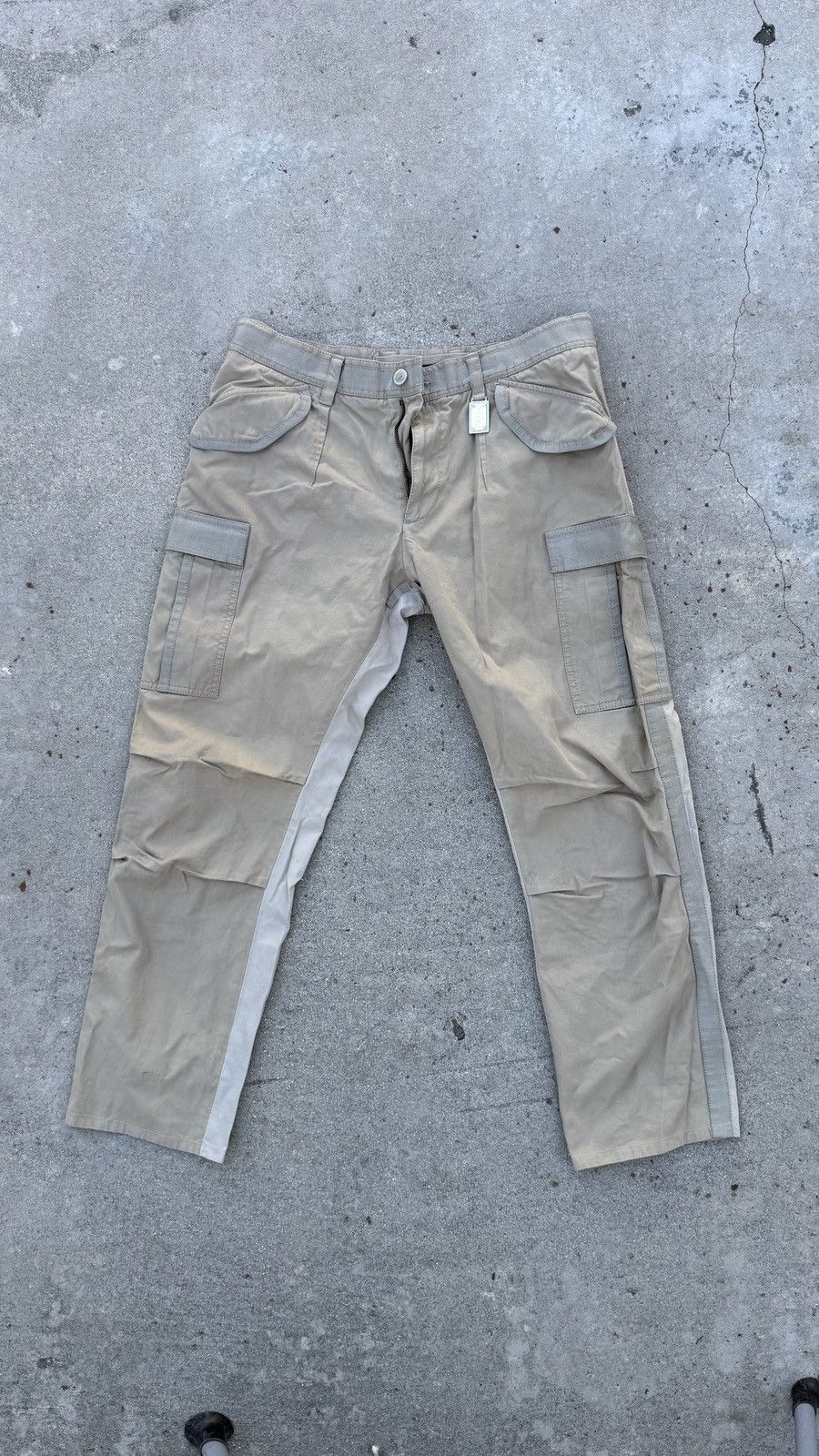Dolce & Gabbana Dolce Gabbana Cargo Pants y2k beige khaki grey gray Size US 32 / EU 48 - 1 Thumbnail