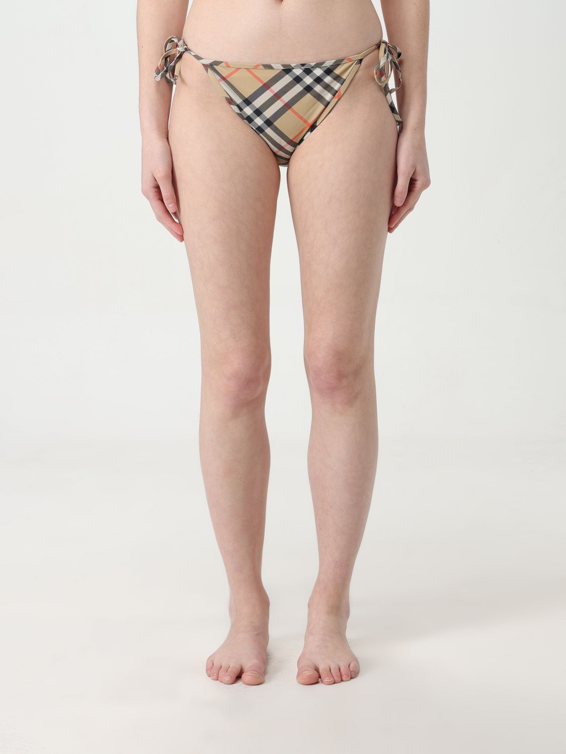 image of Burberry Swimsuit Woman Beige, Women's (Size Small)