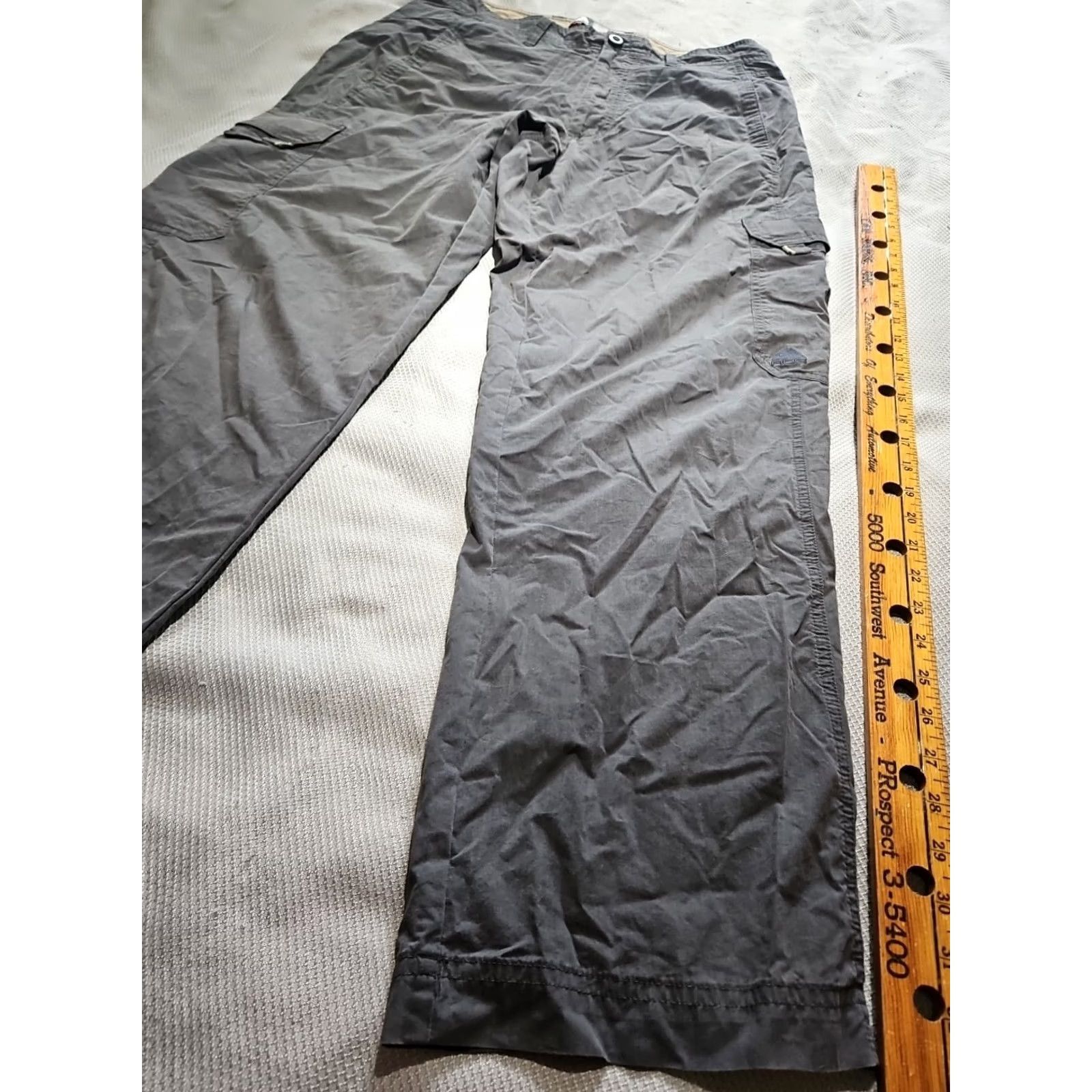 Nike ACG VINTAGE Nike ACG Pants Mens 34 Gray Wide-Leg Cargo Utility Hiking Shirt? Size US 34 / EU 50 - 6 Thumbnail