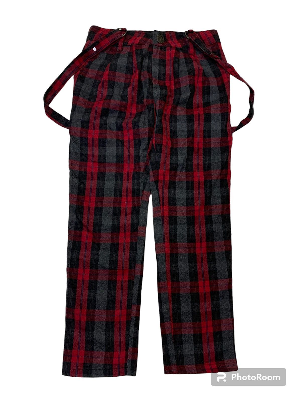 Seditionaries Seditionaries Suspenders Gothic Tartan Punk Pant Size 28" / US 6 / IT 42 - 6 Thumbnail