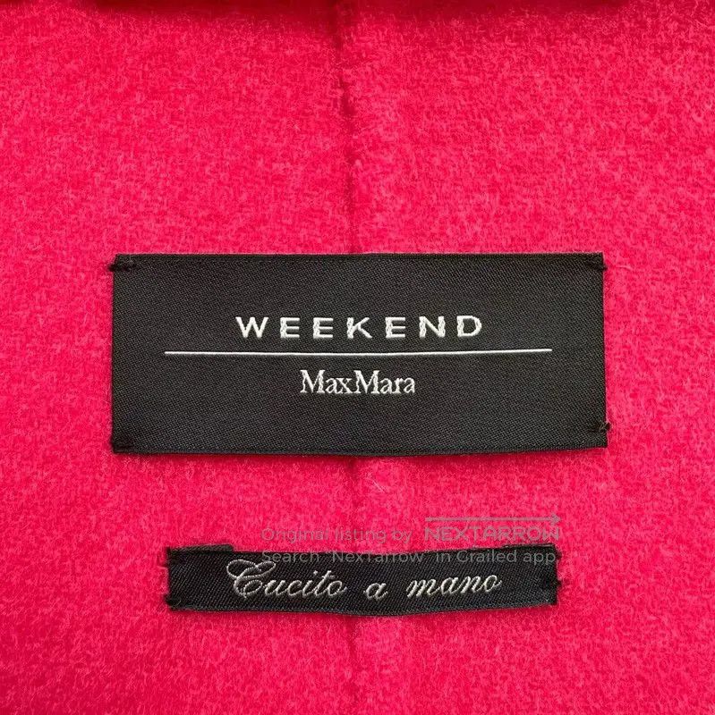 Max Mara MaxMara Pink Wool Women's Cardigan . Size M / US 6-8 / IT 42-44 - 8 Thumbnail
