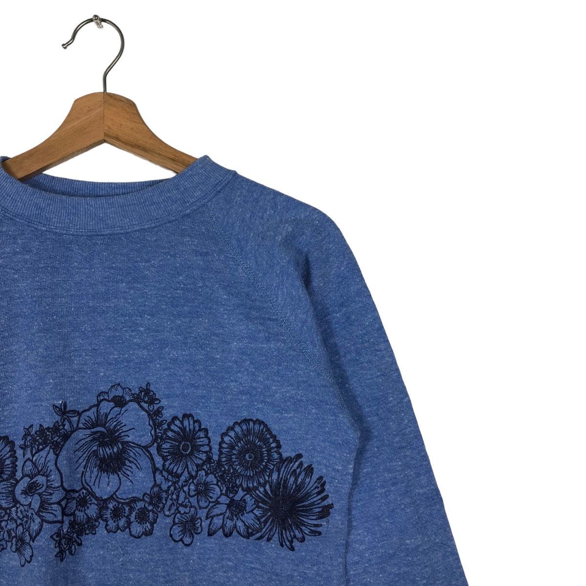 Japanese Brand 🔥90’s Vintage Sweatshirt Floral Flower Big Logo Size US M / EU 48-50 / 2 - 6 Thumbnail