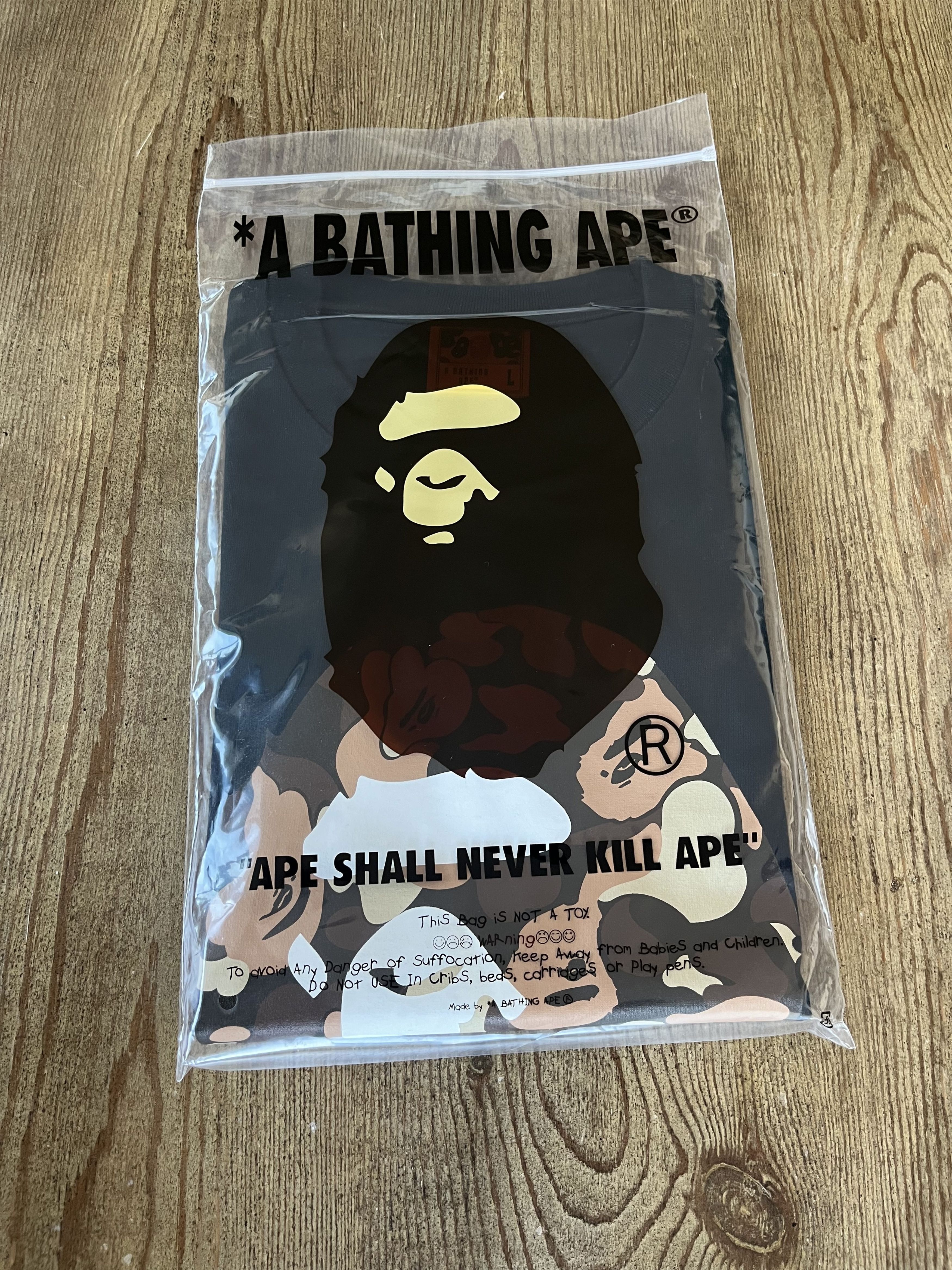 Bape BAPE THINK STORE EXCLUSIVE CAMO BY BATHING APE TEE Size US L / EU 52-54 / 3 - 2 Thumbnail
