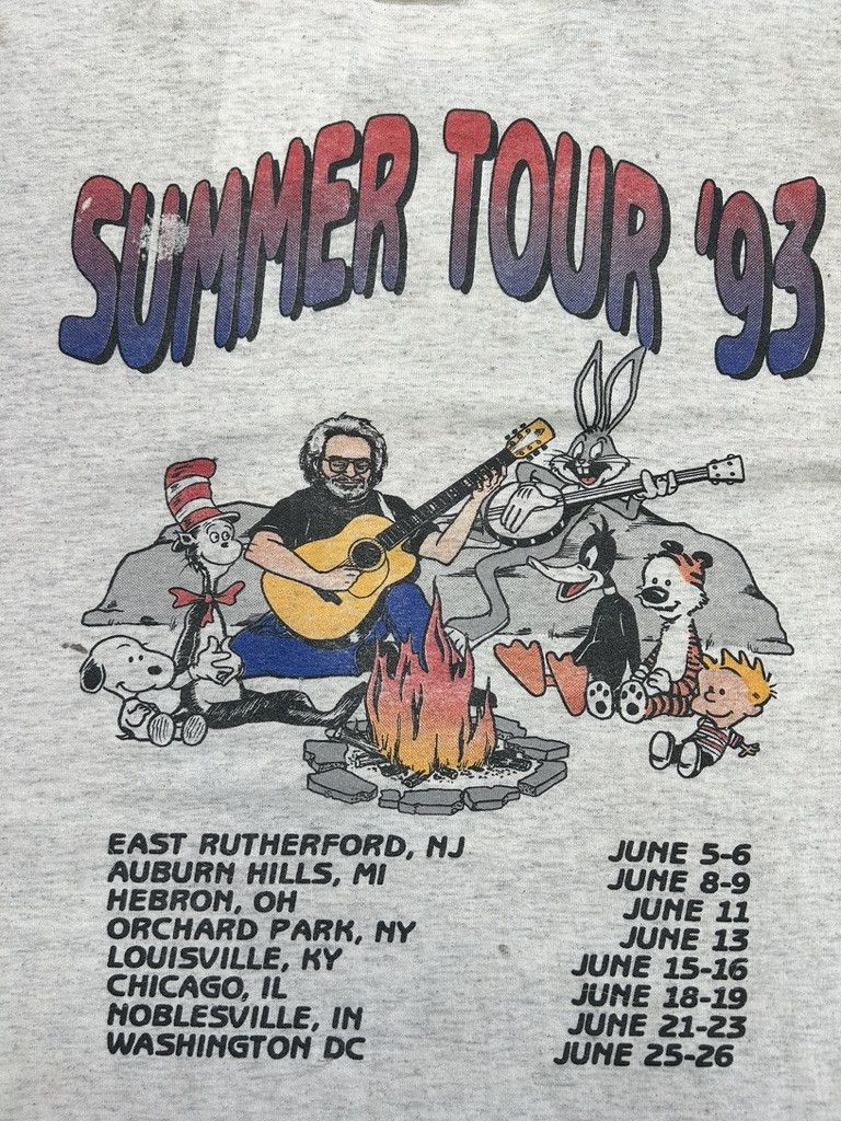 Vintage Vintage 1993 Grateful Dead Summer Come Along Tour L Size US L / EU 52-54 / 3 - 9 Thumbnail