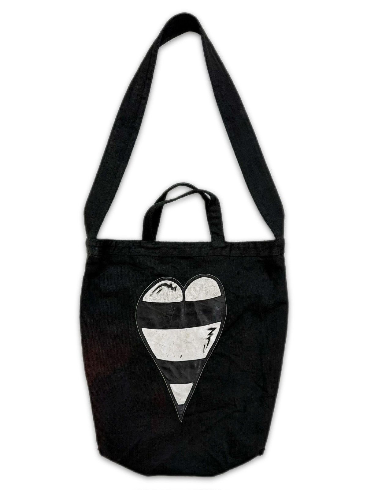 Chrome Hearts Chrome Hearts x Matty Boy Striped Heart Patch Shoulder Bag Size ONE SIZE - 1 Thumbnail