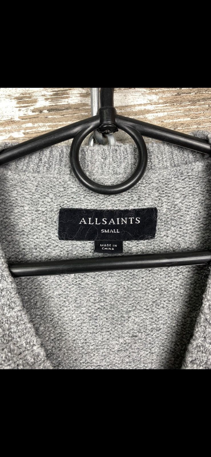 Allsaints × Vintage Mens Vintage Allsaints Wool Sweater Size US S / EU 44-46 / 1 - 3 Thumbnail