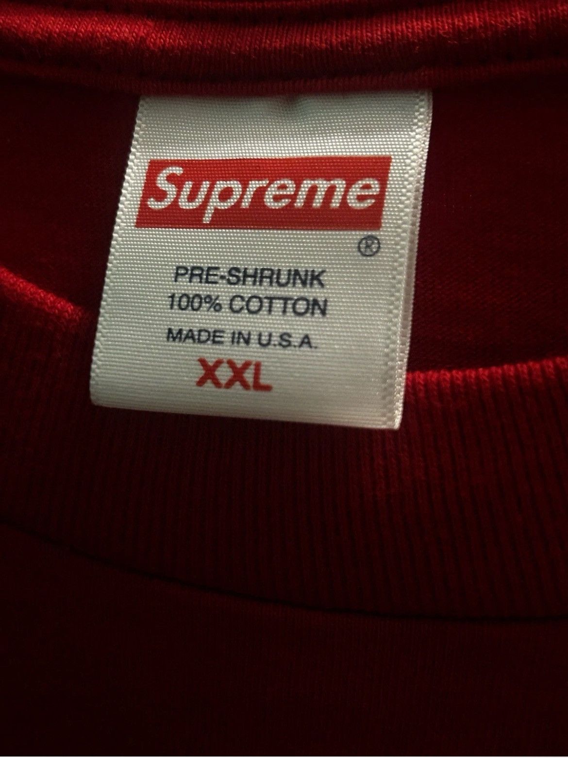 Supreme Supreme Mont Blanc Tee T-Shirt Size XXL Red FW23 Size US S / EU 44-46 / 1 - 3 Thumbnail