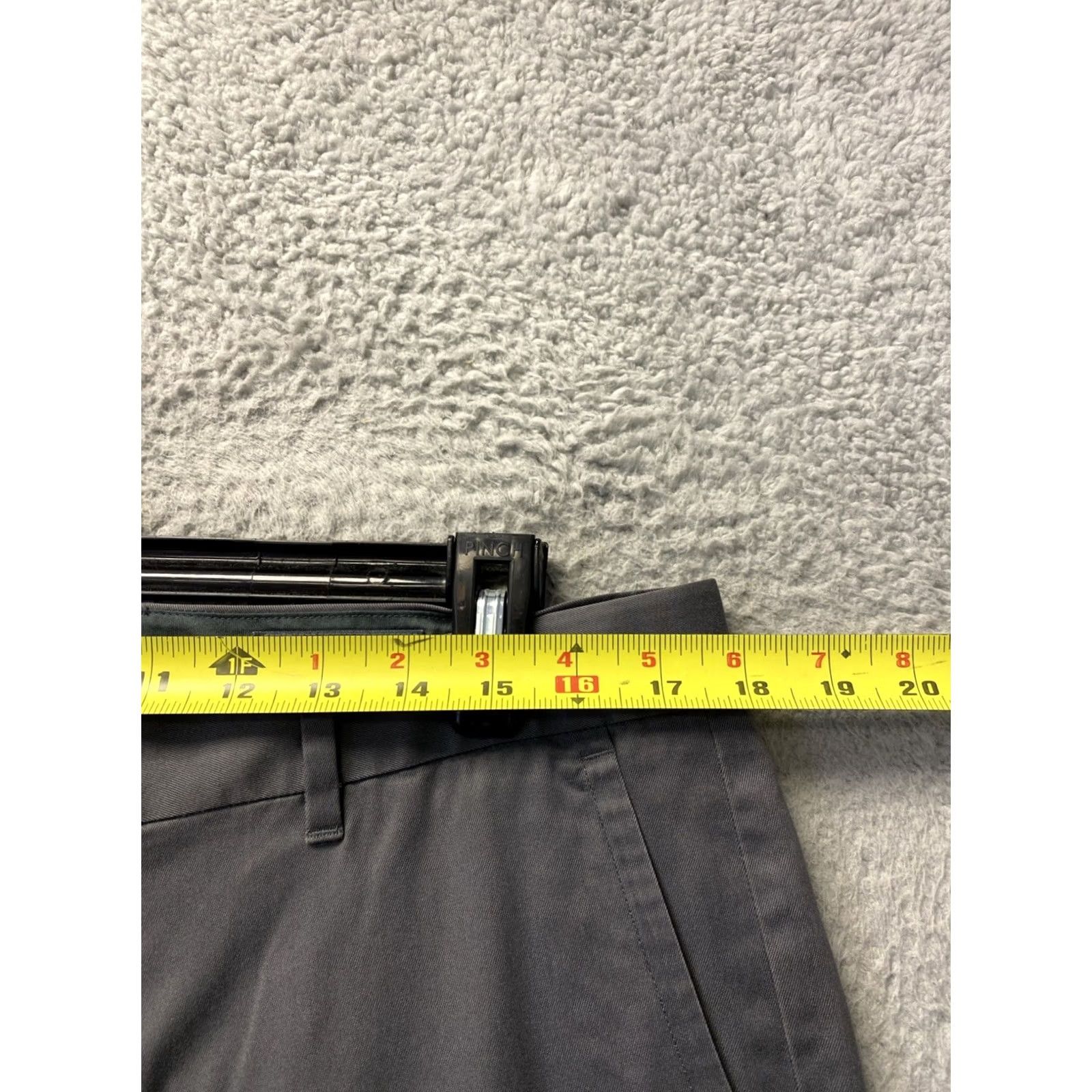 Bonobos Bonobos Pants Men’s 35x32 Gray Chino Slim Flat Front Casual Formal Workwear by Bonobos - 35x32 Gray Chino Pants for Men Size US 35 - 4 Thumbnail