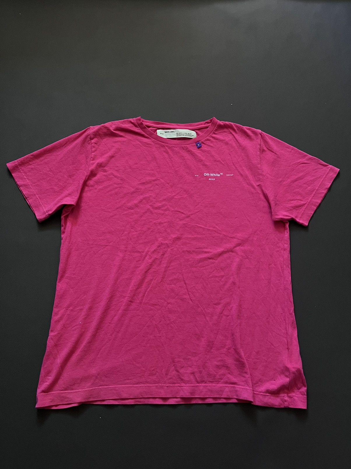 Off-White OFF-WHITE “MAIN LABEL” 2013 | Grailed