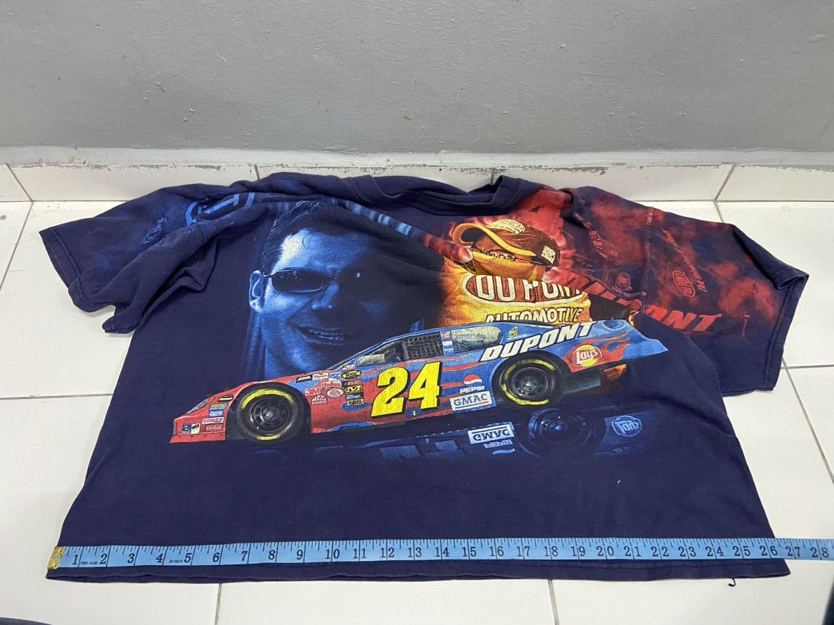 NASCAR VINTAGE JEFF GORDON 24 NASCAR Y2K OVER PRINT TEE SHIRT Size US XL / EU 56 / 4 - 14 Thumbnail