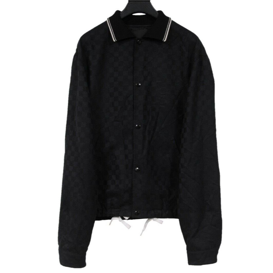 Alexander Wang Checkered Collared Coach Jacket - 02443 Size US S / EU 44-46 / 1 - 1 Thumbnail