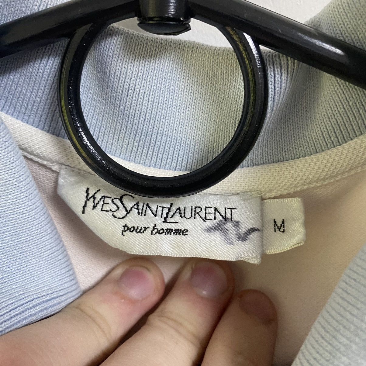 Yves Saint Laurent Vintage Yves Saint Laurent Polo shirt Big Logo Y2k Size US M / EU 48-50 / 2 - 5 Thumbnail