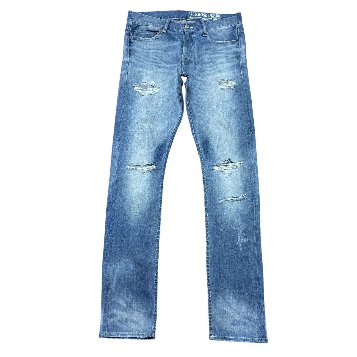 JACKROSE JACK ROSE distressed bootcut jeans | Grailed