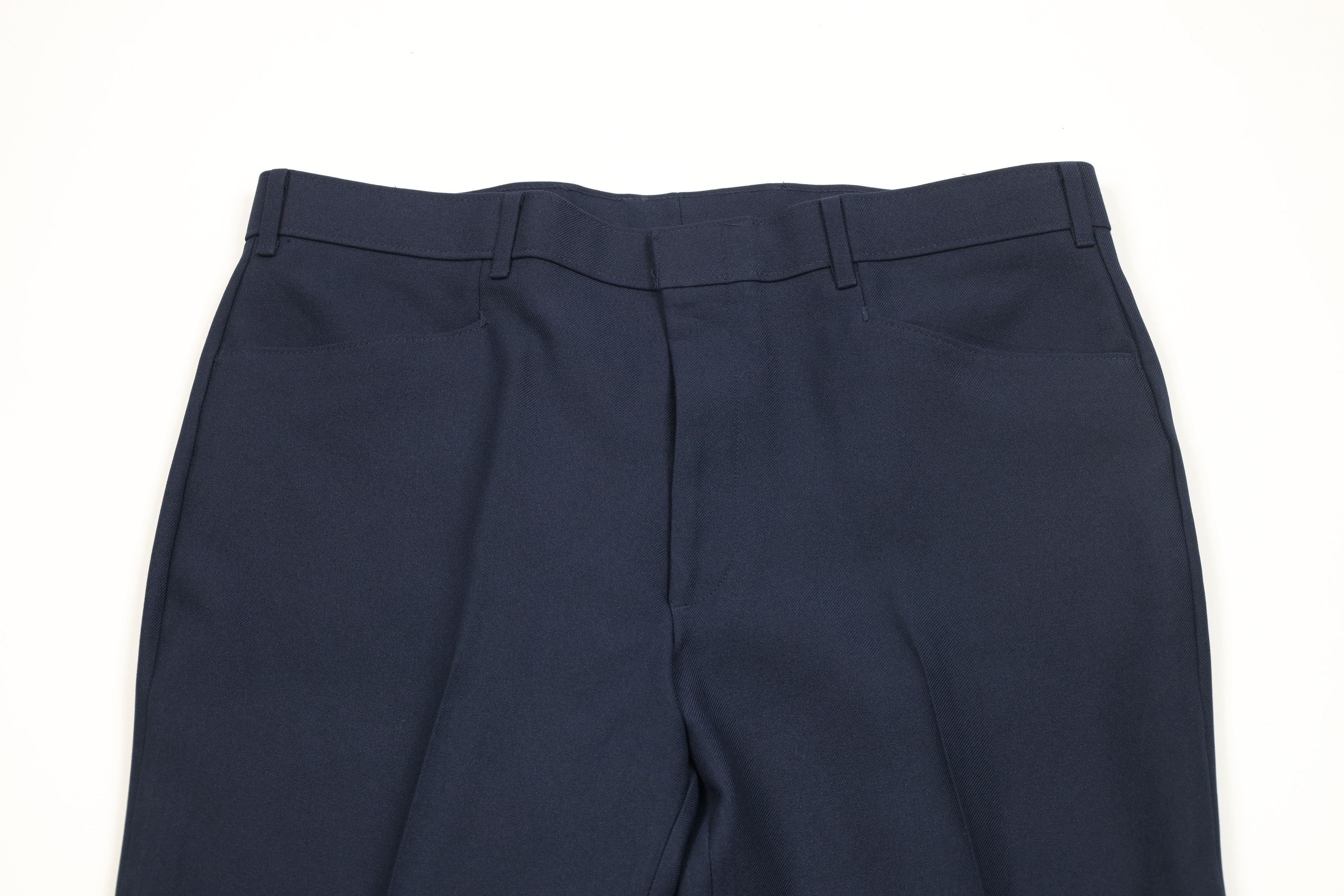 Levi's × Vintage Vintage 70s Levis Bell Bottoms Chino Pants Navy Blue USA Size US 36 / EU 52 - 2 Thumbnail
