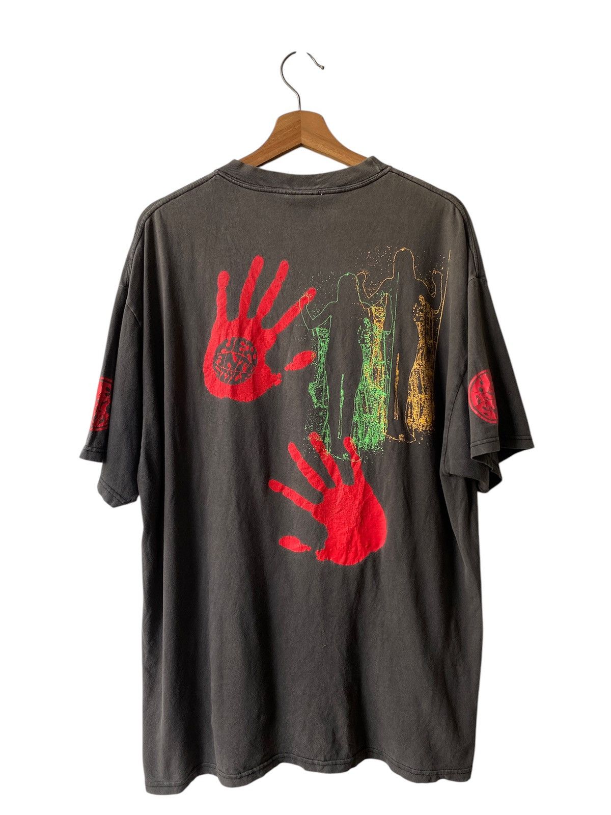 Japanese Brand × Santa Cruz Skateboards × Vintage Vintage 90’s Hex Antistyle Japan Brand Skateboard Shirt Size US L / EU 52-54 / 3 - 2 Thumbnail