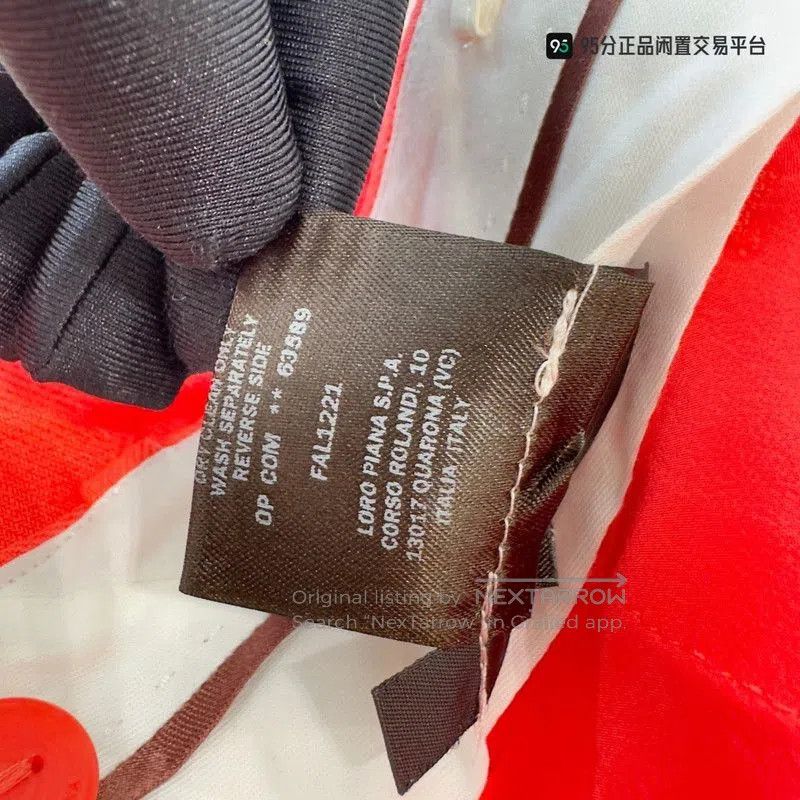Loro Piana Loro Piana Unisex Orange Cotton. Size US 42 / EU 58 - 2 Thumbnail