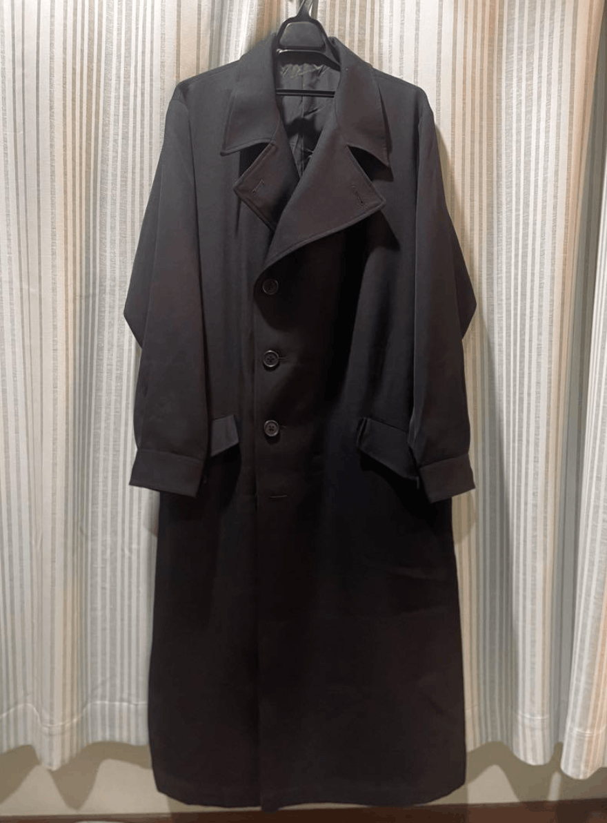 Yohji Yamamoto Yohji Yamamoto Pour Homme - ARMY GABARDINE HEM CUFFS COAT Size US S / EU 44-46 / 1 - 11 Thumbnail
