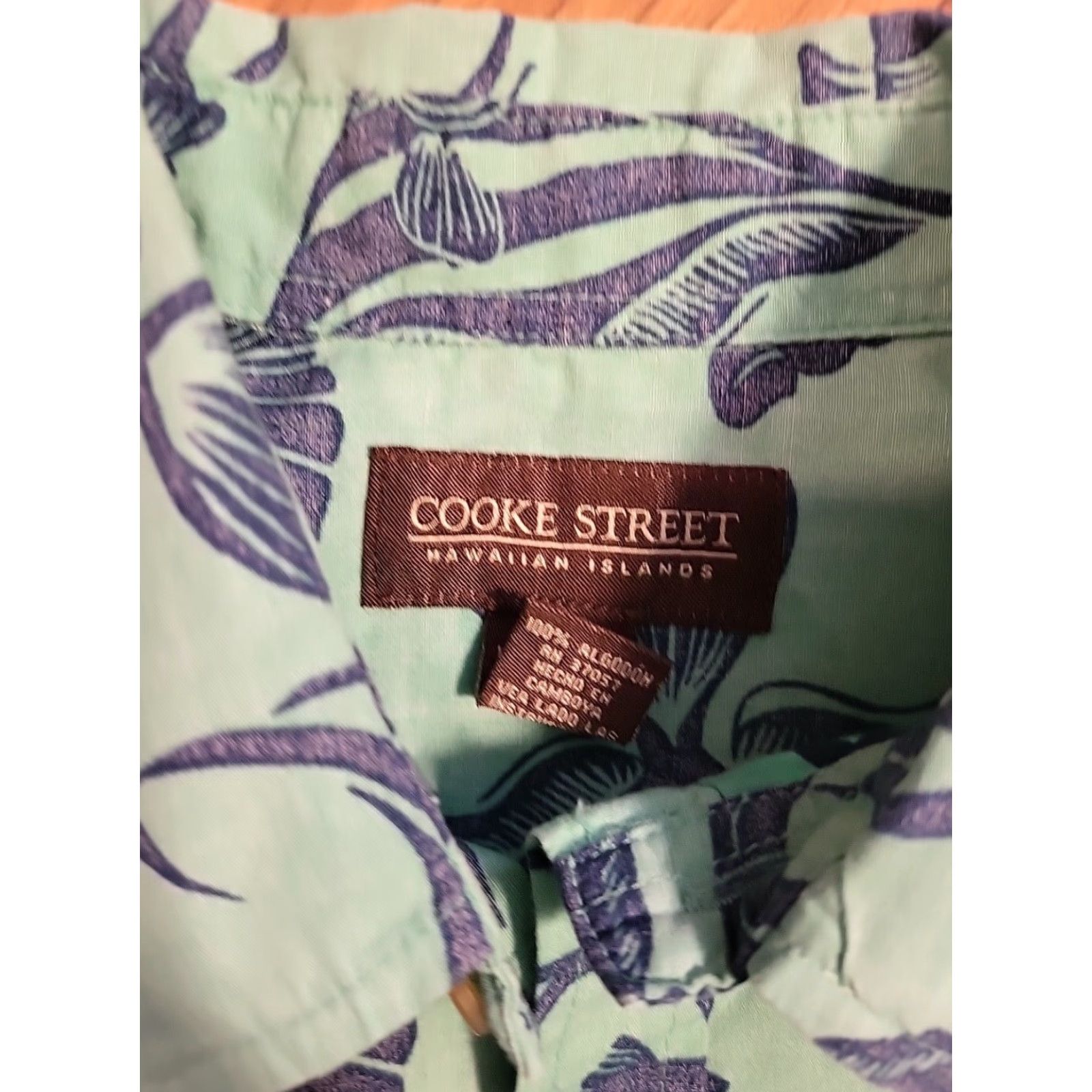 Vintage Cooke Street Hawaiian shirt Medium Button-Up SS Tropical Beach Fish Ocean EUC Size US M / EU 48-50 / 2 - 2 Thumbnail