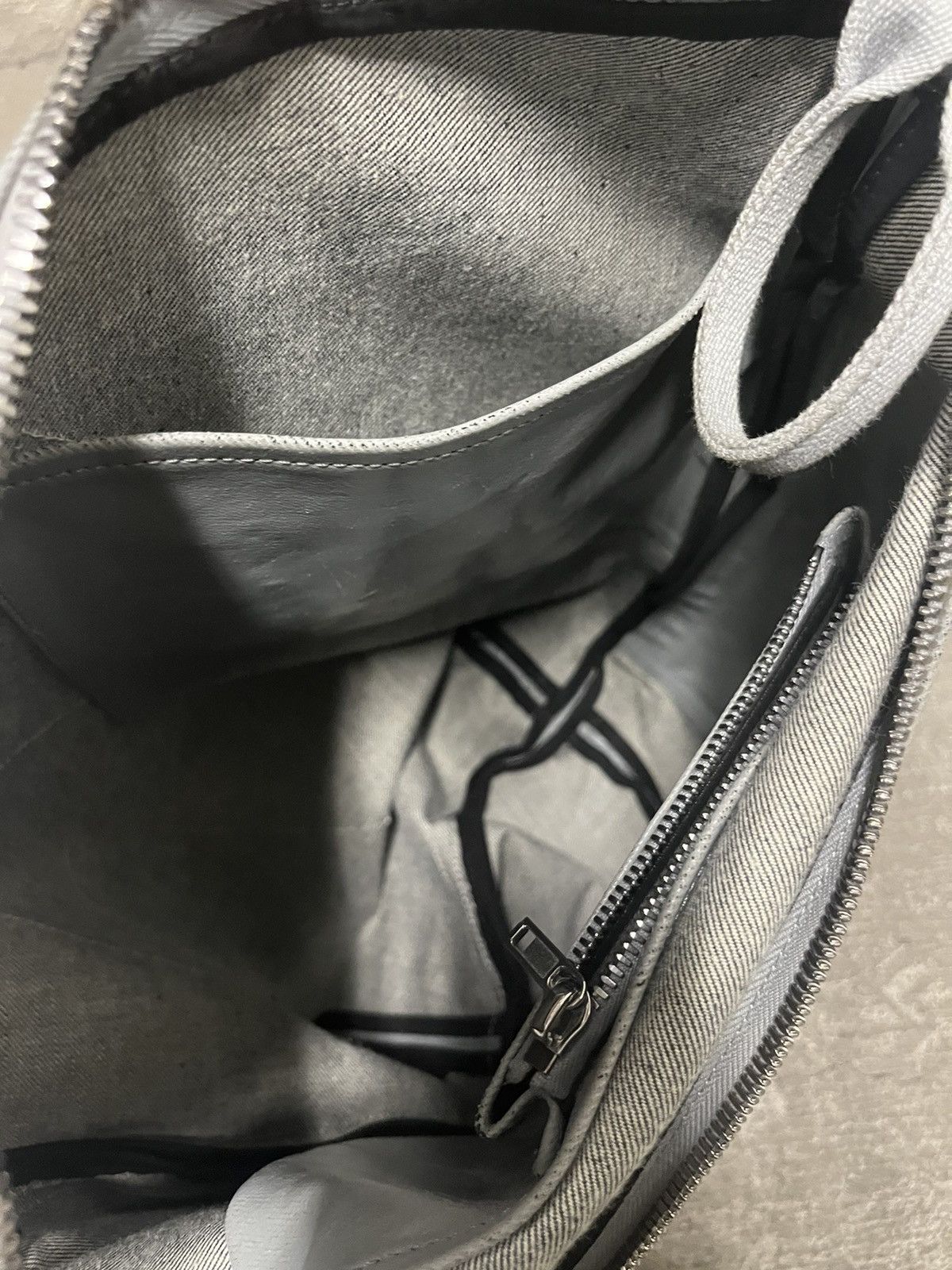 Rick Owens Drkshdw 2016 Rick Owens DRKSHDW Coated Canvas Bucket Shoulder Bag 🪣 Size ONE SIZE - 10 Thumbnail