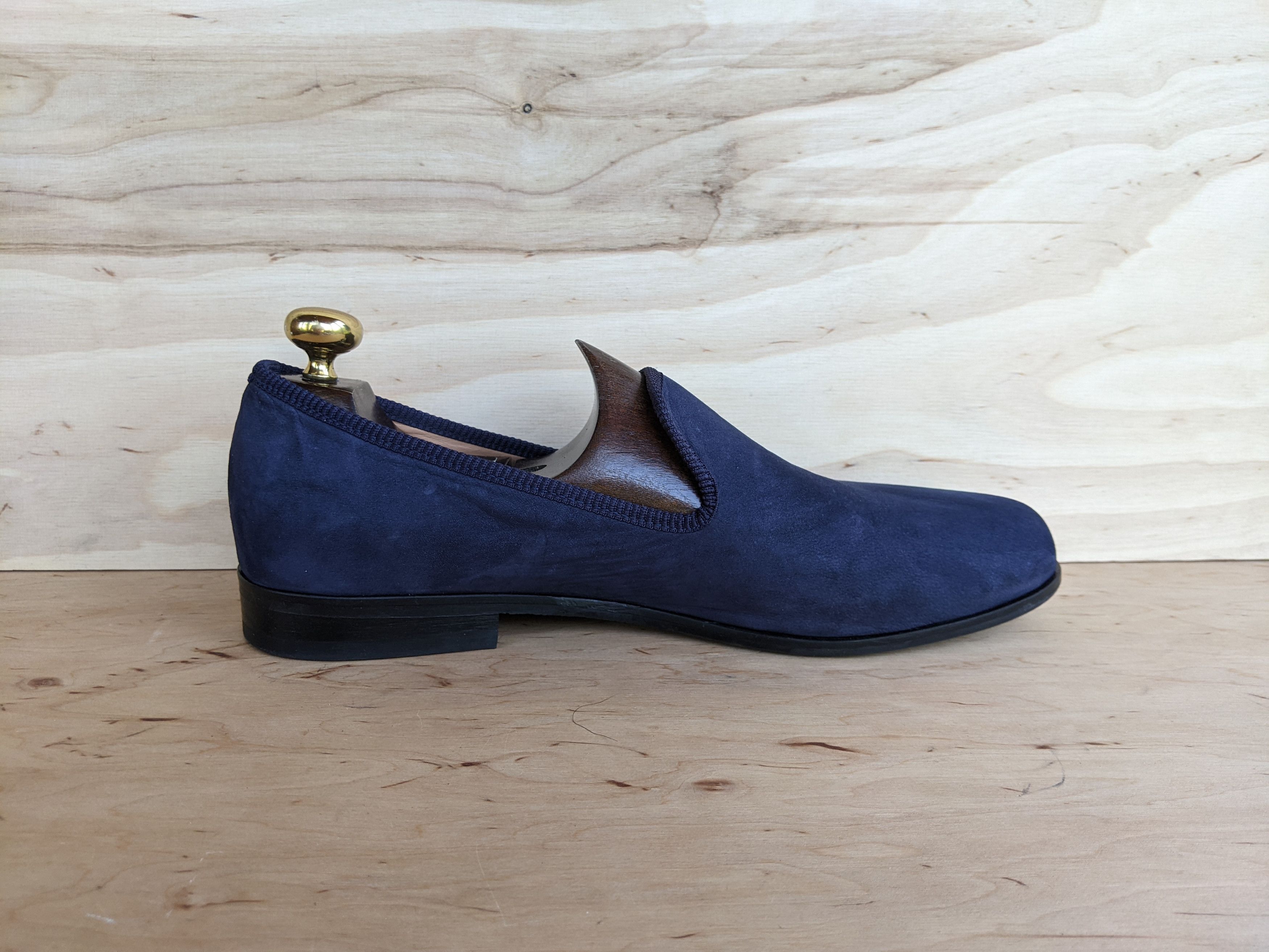DUKE + DEXTER Duke + Dexter Bowler Loafer Blue Formal Shoes Churchs Prada Size US 11 / EU 44 - 5 Thumbnail