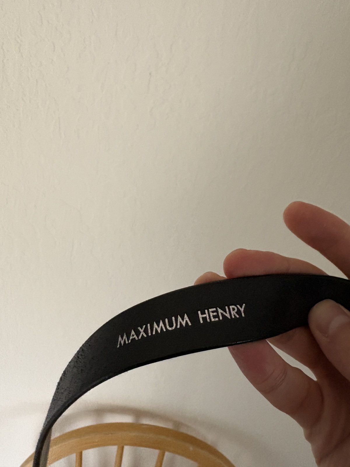 Maximum Henry Maximum Henry Thin Standard Belt Size 34 - 2 Thumbnail
