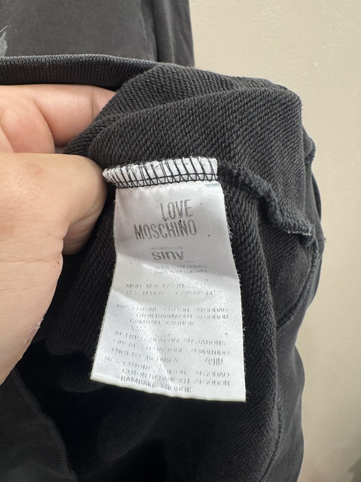 Moschino Love Moschino Sunfaded y2k hoodie teeth opium vibe Size US M / EU 48-50 / 2 - 5 Thumbnail