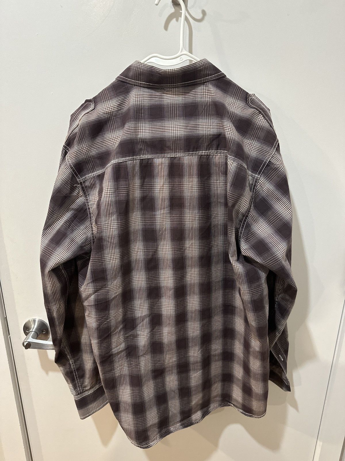Other Maroon Plaid Shirt Size US L / EU 52-54 / 3 - 2 Thumbnail