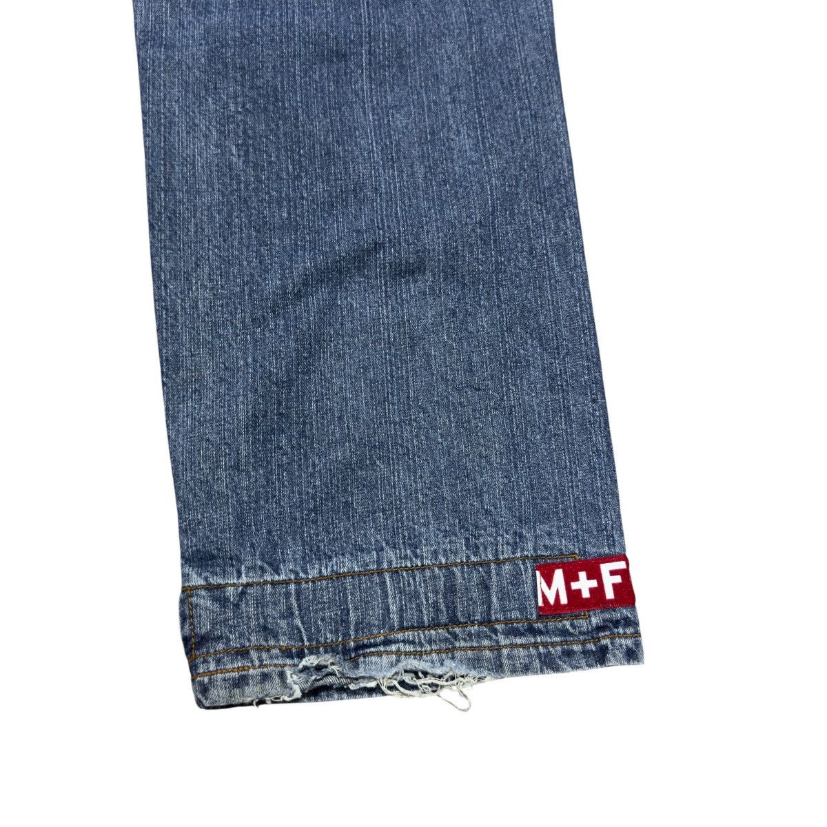 Marithe + Francois Girbaud Marithe Francois Girbaud Velcro Strape Denim Baggy Jeans Size US 36 / EU 52 - 15 Thumbnail