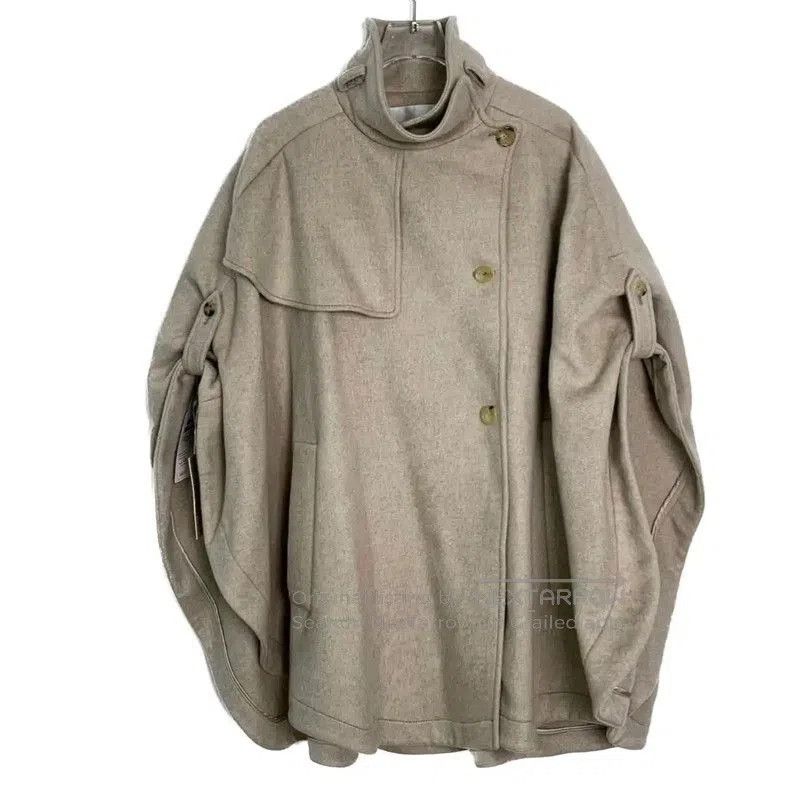 Max Mara MaxMara Beige Cotton Women's Overcoat . Size XXS / US 00 / IT 34 - 1 Thumbnail