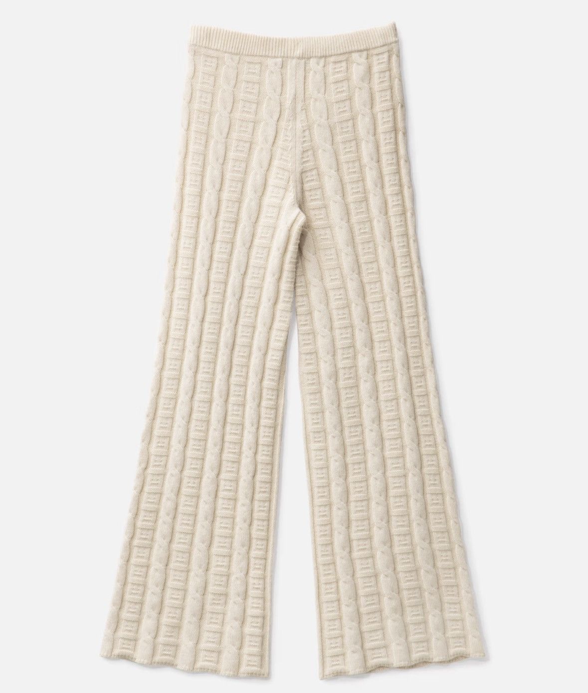 Acne Studios Acne Studios Kong Face Cables Pants in Oatmeal Melange Size 28" / US 6 / IT 42 - 2 Thumbnail
