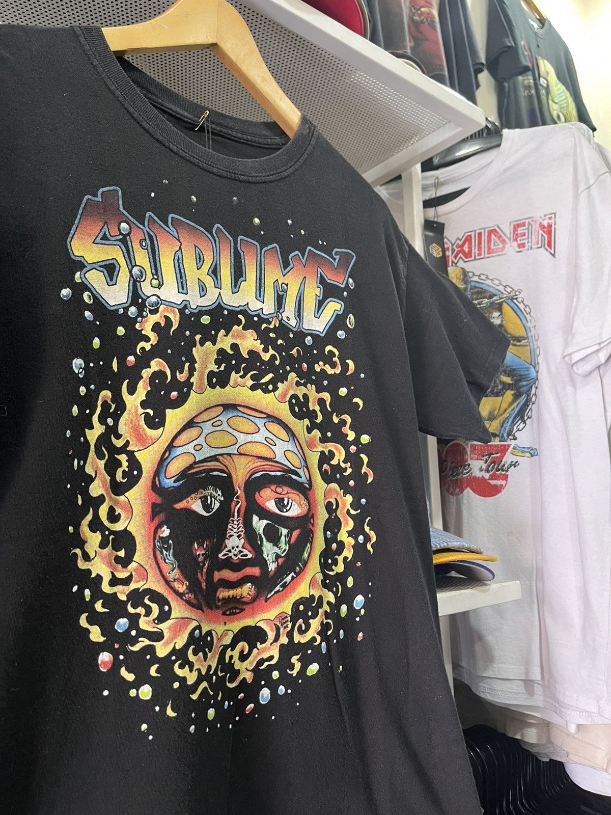 Band Tees Sublime Men's Sun Solar Burst Slim-fit T-Shirt Size US M / EU 48-50 / 2 - 2 Thumbnail