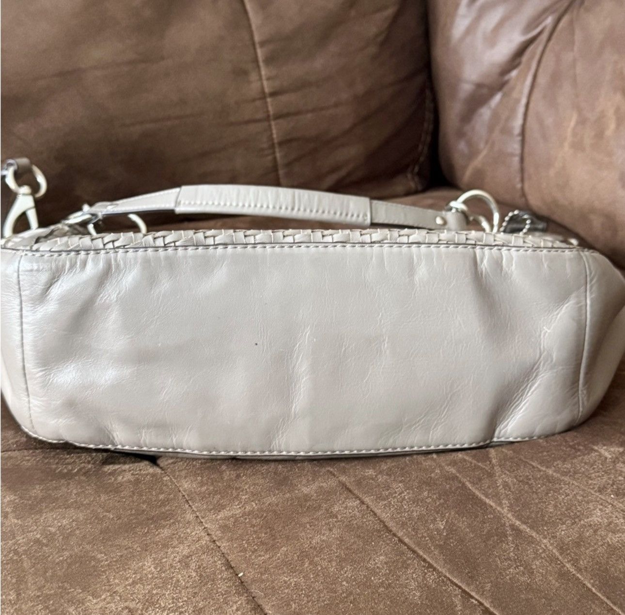 Coach COACH Kristin woven leather shoulder bag Size ONE SIZE - 7 Thumbnail