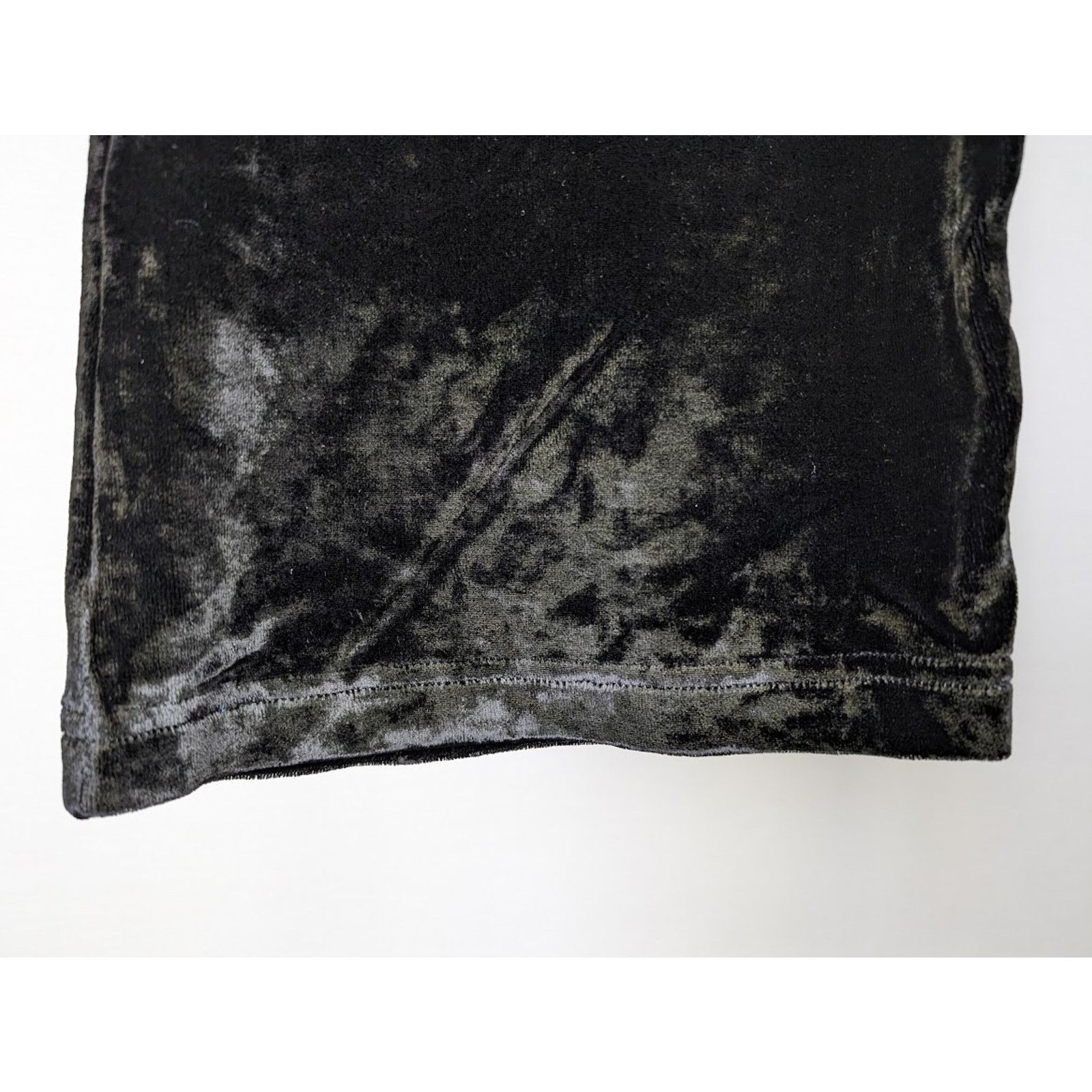 Balenciaga o1rshd1 Baggy Pants BB Paris Icon Shiny Velvet in Black Size US 32 / EU 48 - 5 Thumbnail