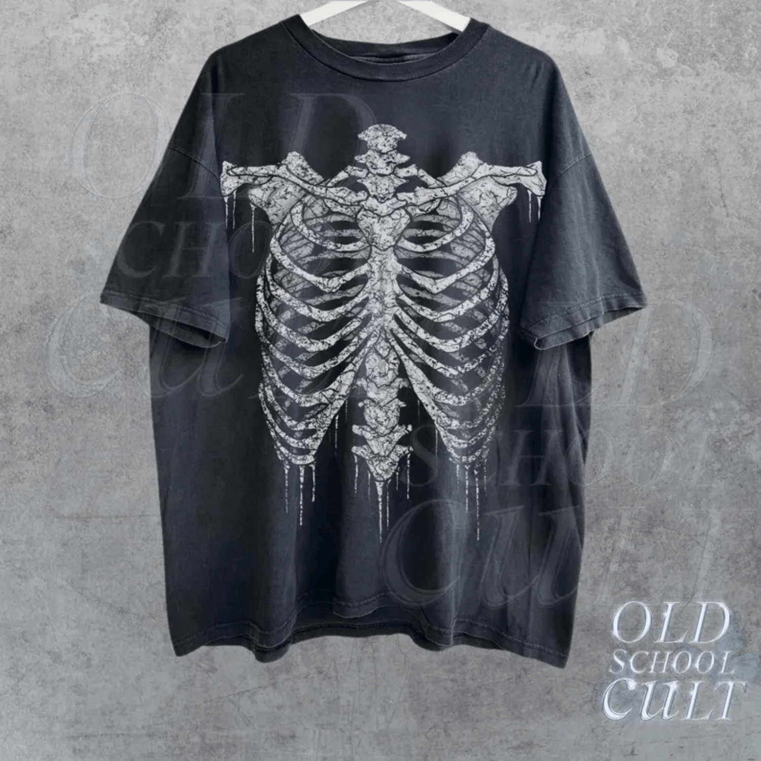 Japanese Brand × Vintage Skeleton Rib Vintage Graphic T-Shirt, Rib Cage Shirt Size US L / EU 52-54 / 3 - 1 Thumbnail