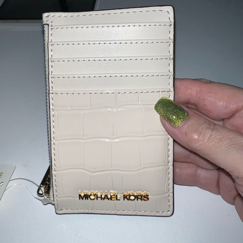 Michael Kors Michael Kors Jet Set Travel Cream Card Case Size ONE SIZE - 1 Thumbnail