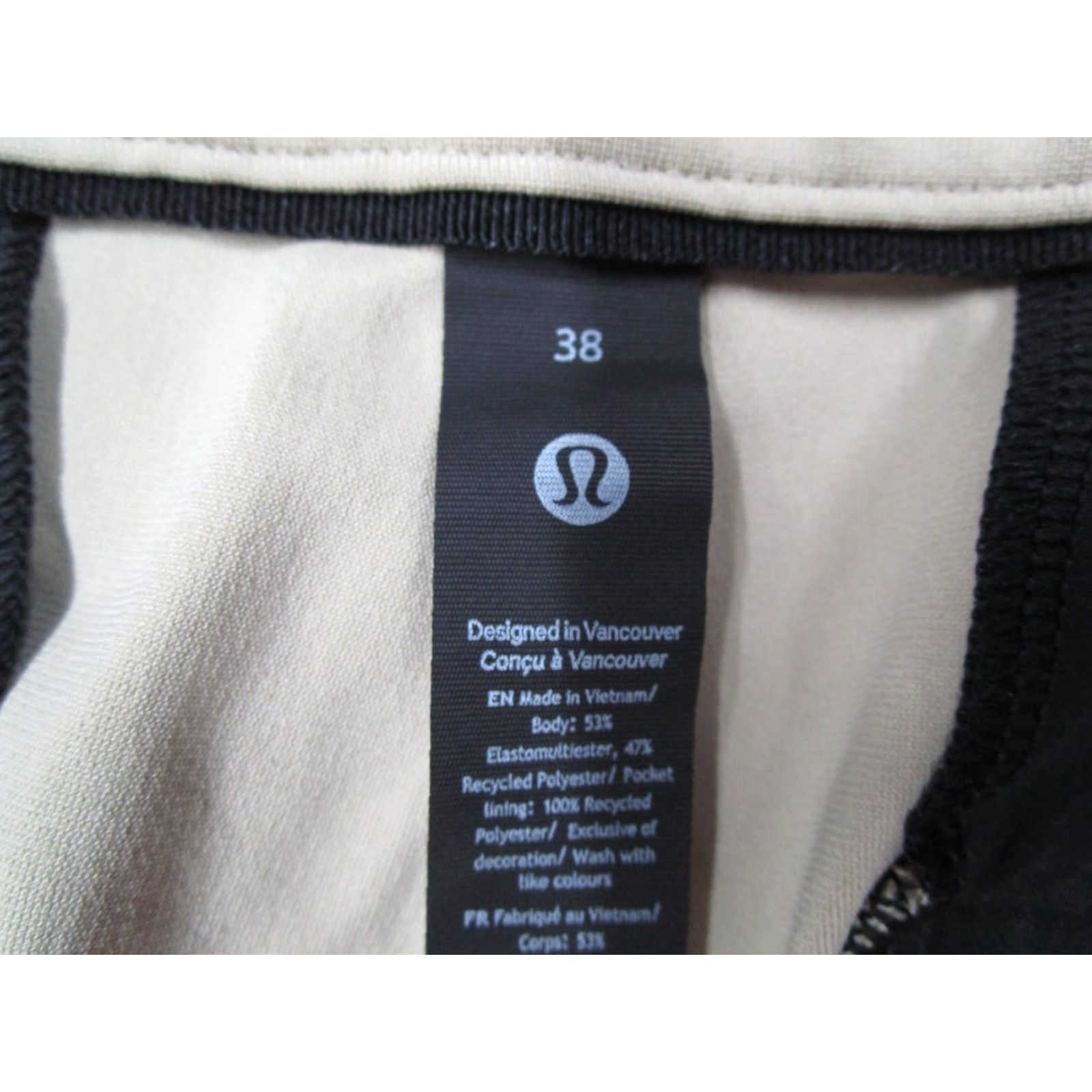 Lululemon Lululemon Pants Mens 38x26 Beige Chino Slim Stretch Flat Front 5-Pocket Office Golf Casual LM5AQXS Size US 38 / EU 54 - 3 Thumbnail