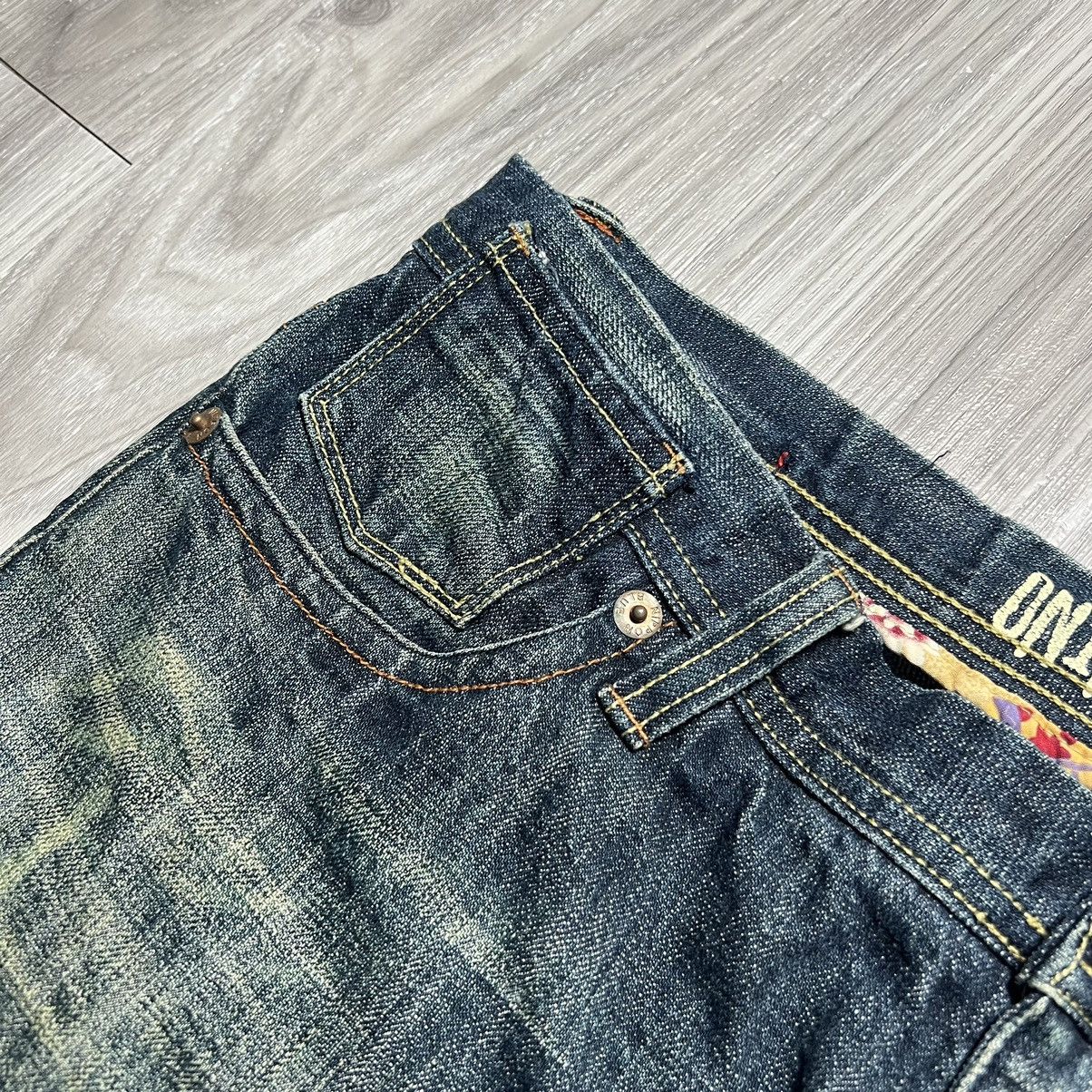 Japanese Brand Vintage Oniarai Nippon Blue Denim Jeans Size US 36 / EU 52 - 5 Thumbnail