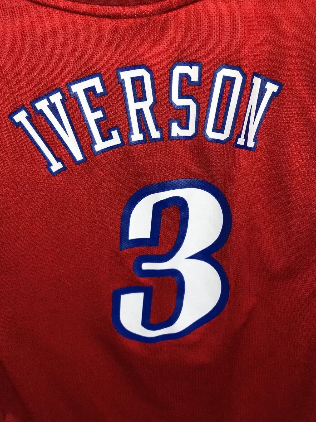 Reebok VINTAGE PHILADELPHIA 76ERS SIXERS IVERSON 3 BASKETBALL SHIRT Size US L / EU 52-54 / 3 - 10 Thumbnail