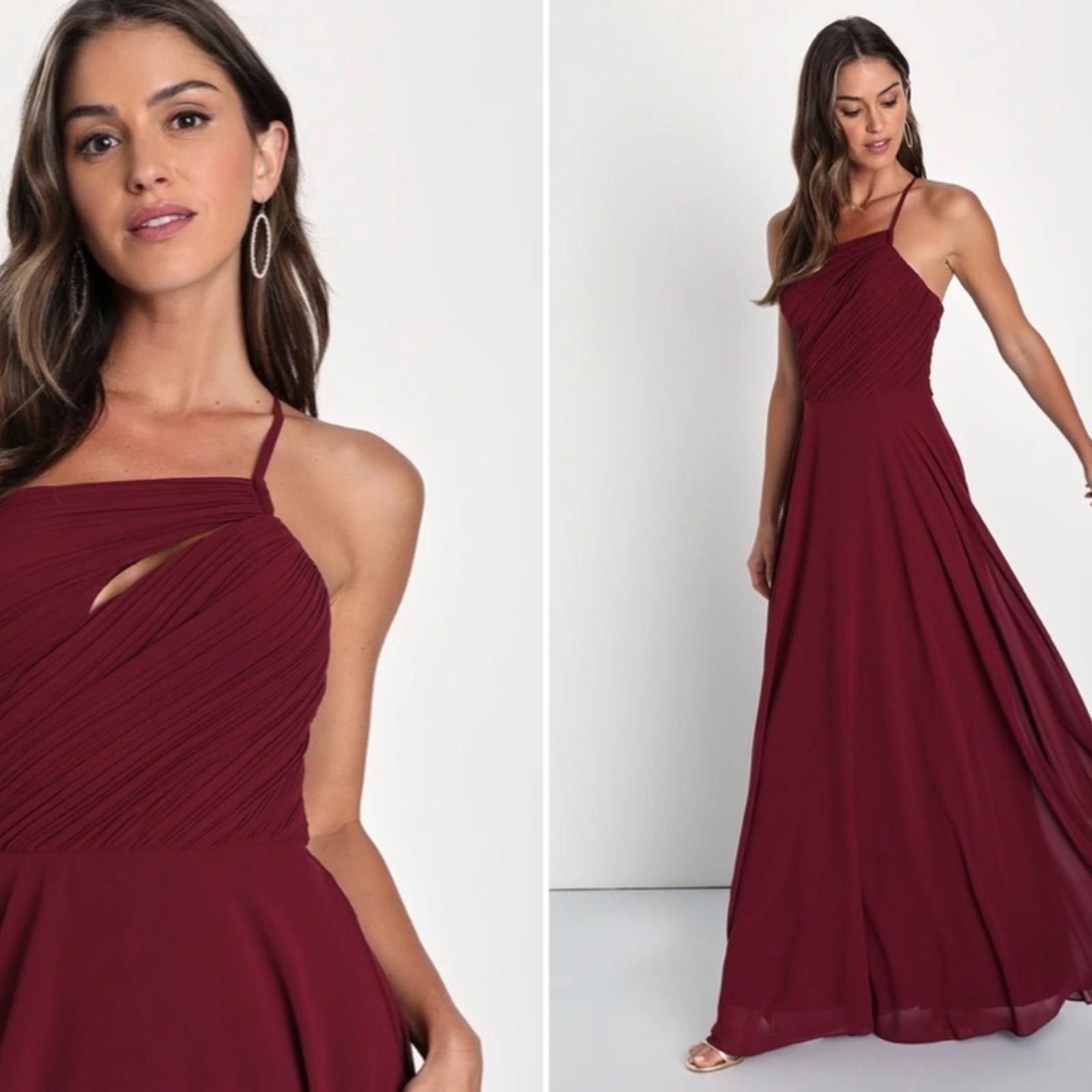 Lulus LULU's Bridesmaid Prom Wedding Flowy Romantic Sexy Maxi Size XL / US 12-14 / IT 48-50 - 4 Thumbnail