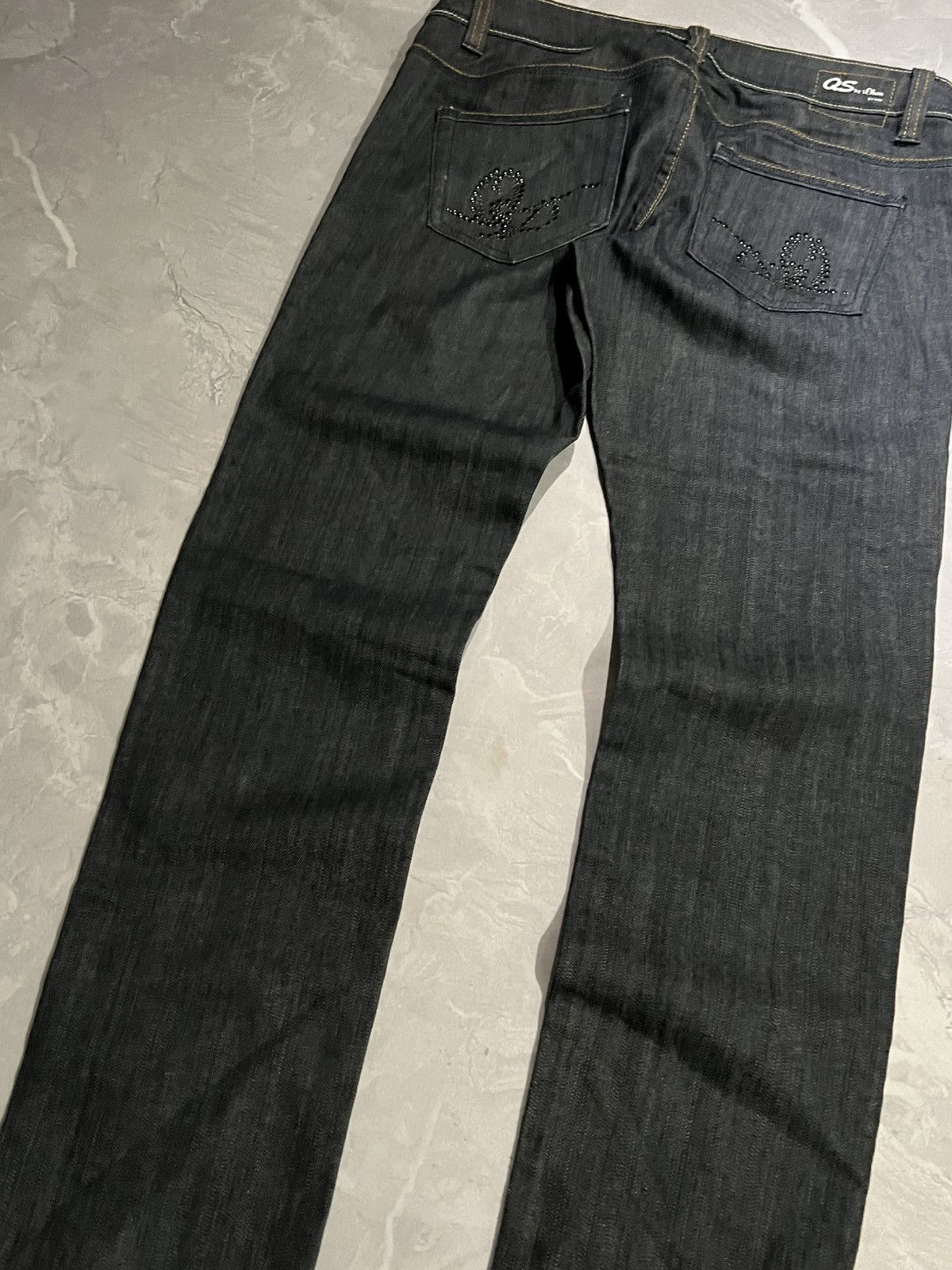Vintage Vintage Glitter Japanese Dark-Wear Jeans / Archive Y2K Swag Size US 32 / EU 48 - 4 Thumbnail