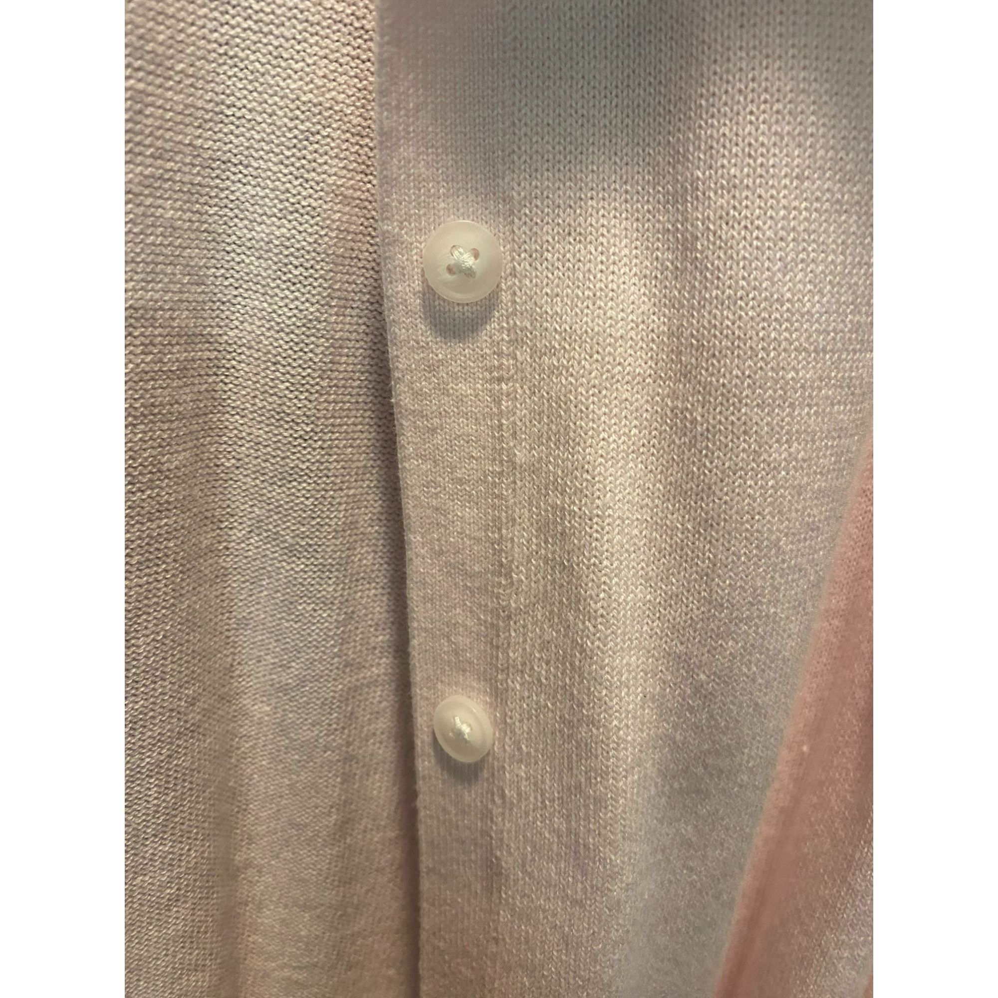 Croft & Barrow Croft & Barrow Womens Cream colored Button-Front Cardigan Sw Size XL / US 12-14 / IT 48-50 - 5 Thumbnail