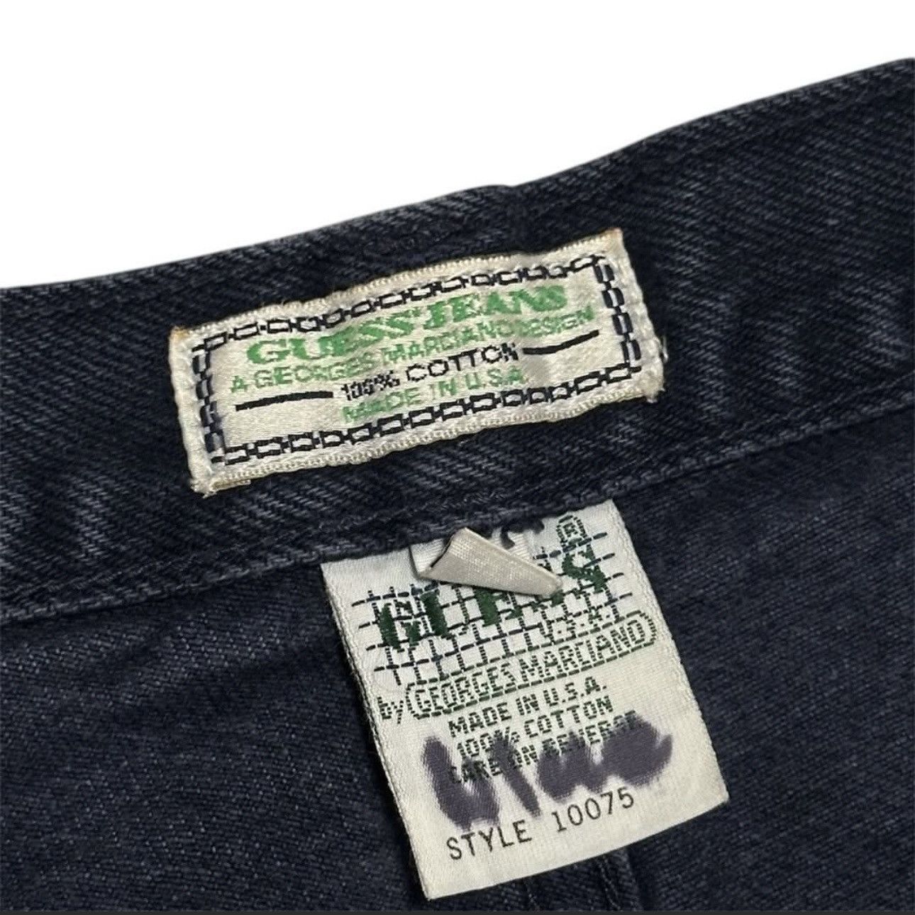 Georges Marciano VINTAGE GUESS USA BLUE DENIM Size US 32 / EU 48 - 5 Thumbnail
