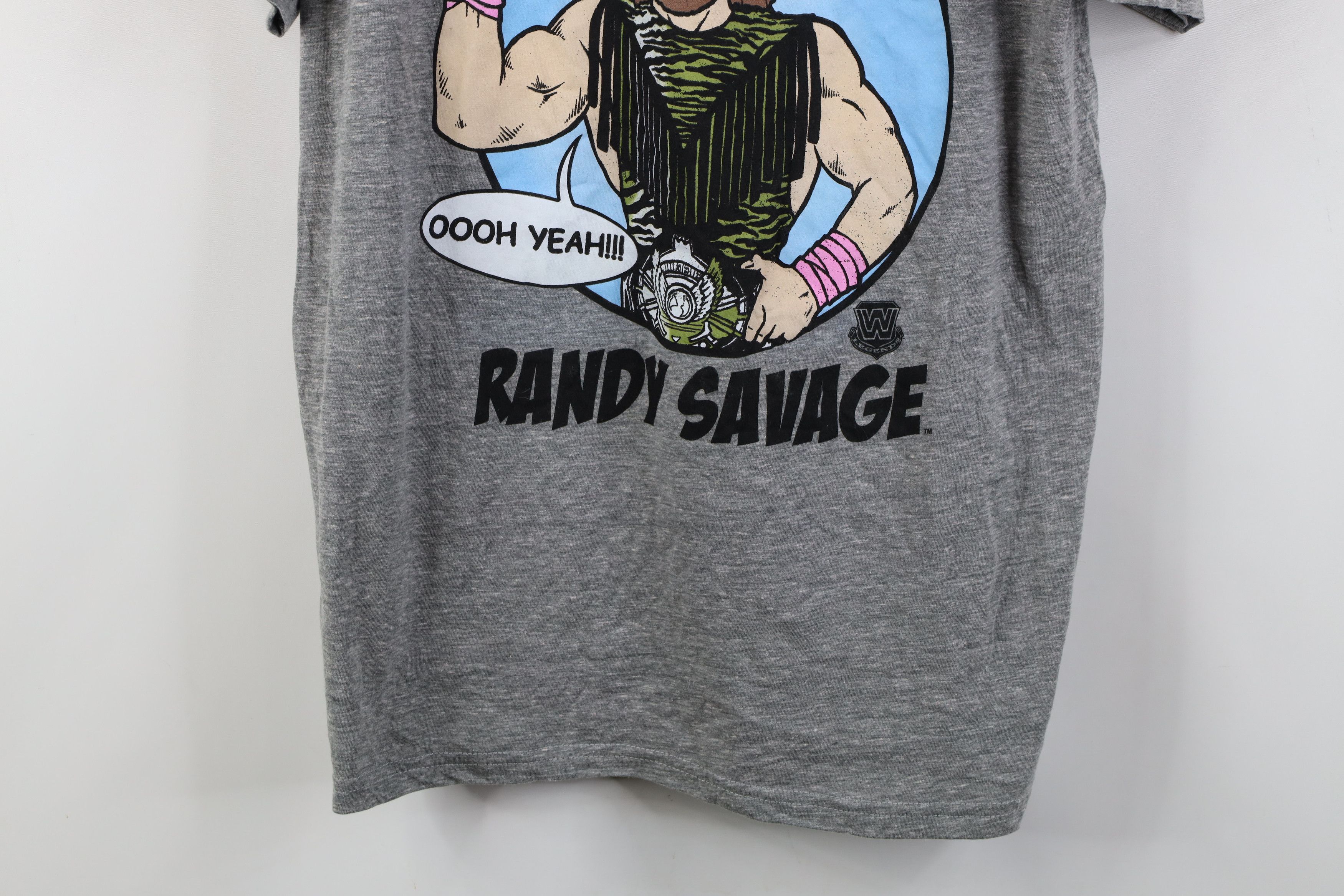 Vintage Deadstock Y2K Retro WWE WWF Man Randy Savage T-Shirt Gray Size US L / EU 52-54 / 3 - 3 Thumbnail