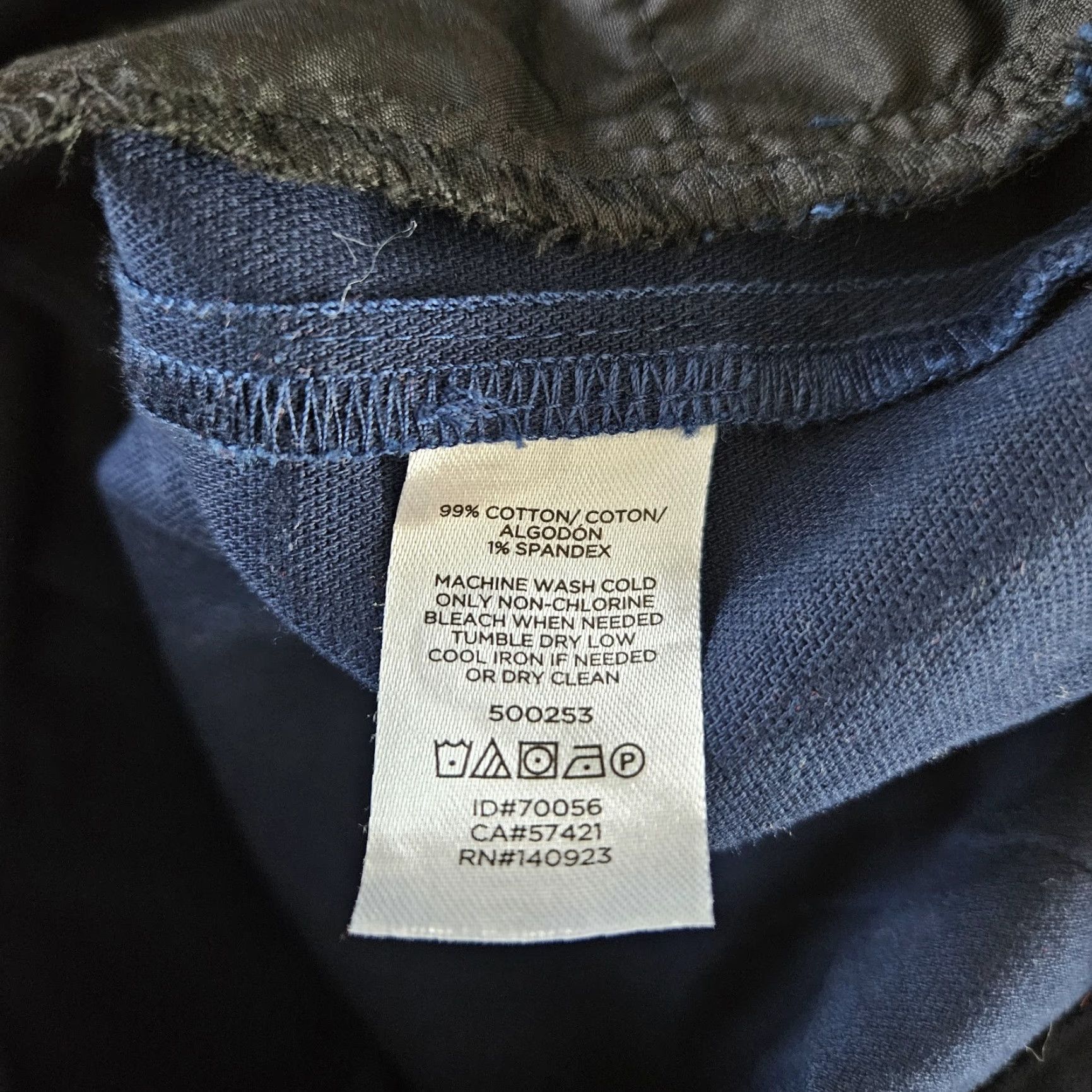 Loft LOFT Ann Taylor Womens Wide-Leg Crop Pants Sz 6 Blue Cotton High Rise Cropped Pants Womens Boys Girls Mens Size 28" / US 6 / IT 42 - 6 Thumbnail