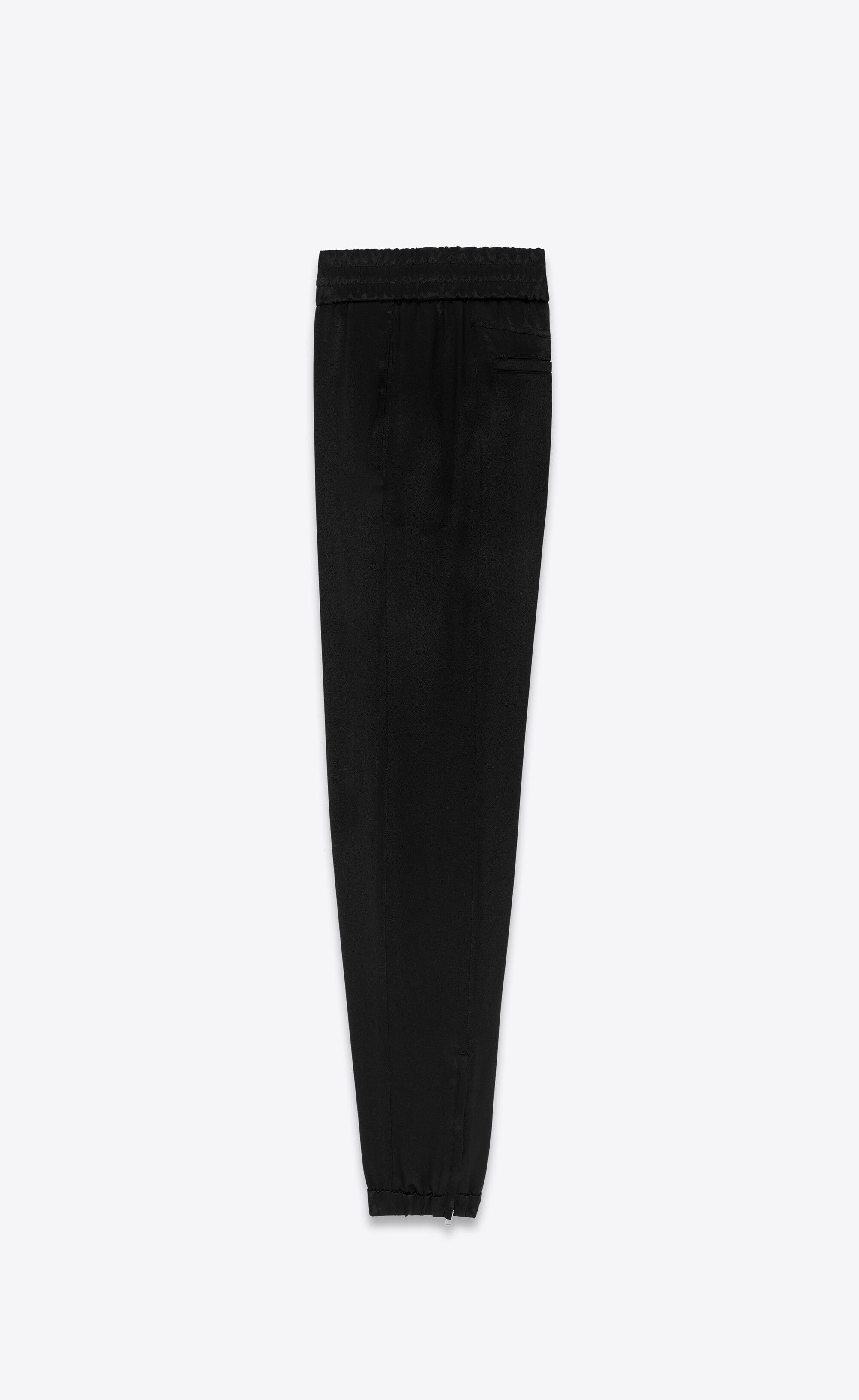 Saint Laurent Paris o1s1wg110824 Slim-Fit Sweatpants & Joggers Crepe Satin Size US 36 / EU 52 - 2 Thumbnail
