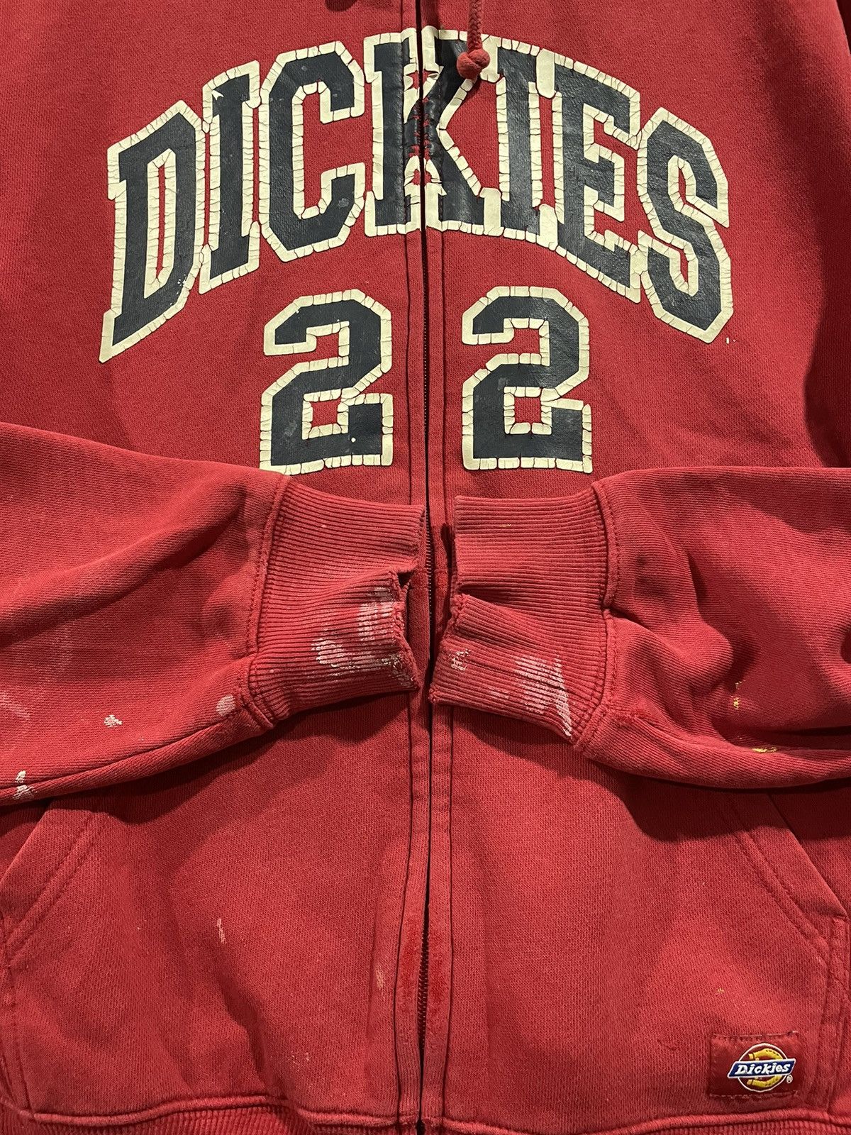 Dickies × Vintage Vintage Y2K Dickies Distress Zip Hoodie Size US M / EU 48-50 / 2 - 8 Thumbnail