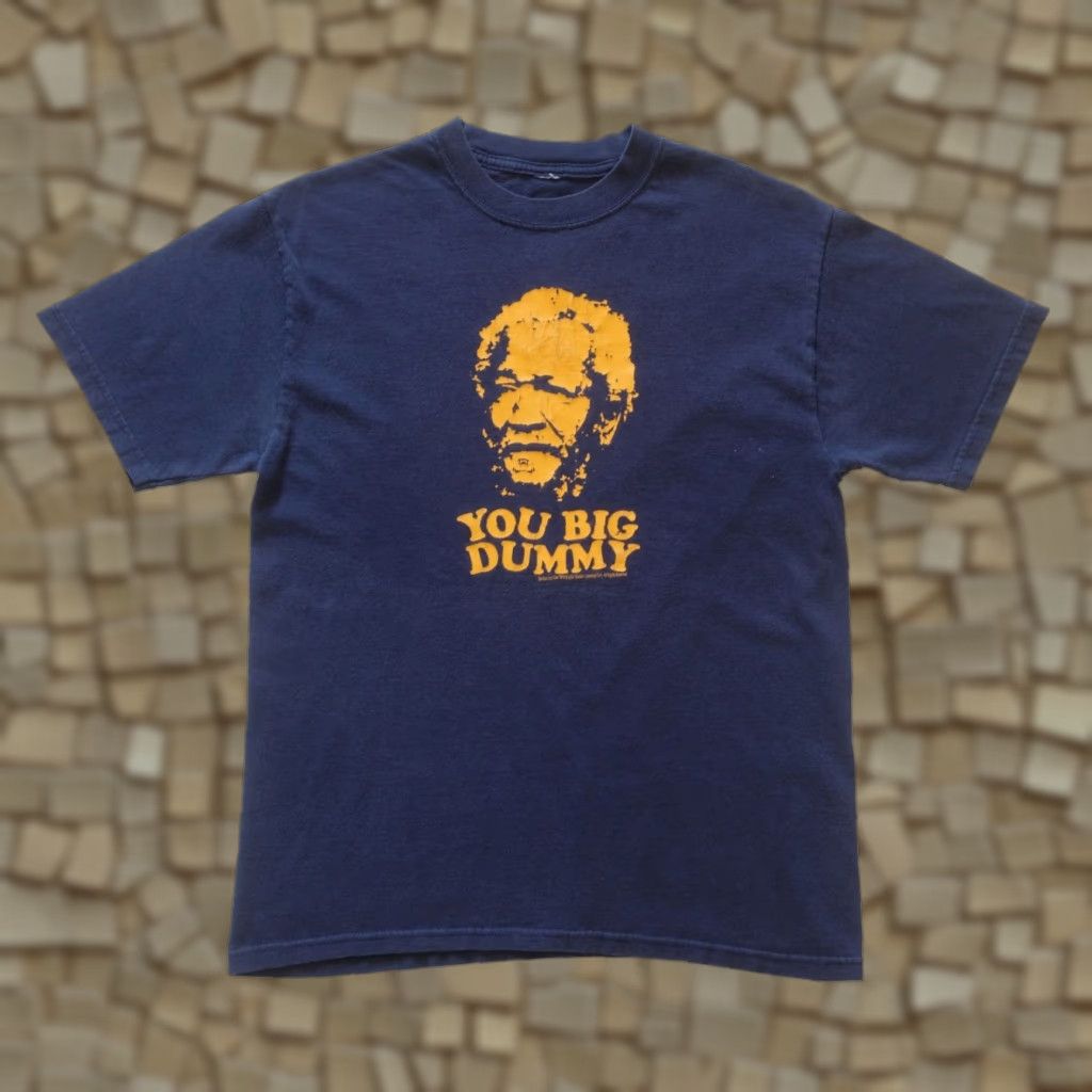 FRED VINTAGE FRED SANFORD & SON FUNNY BIG DUMMY GRAPHIC T SHIRT M BLUE 90s VTG Y2K RETRO MEN'S Size M - 2004 Size US M / EU 48-50 / 2 - 1 Thumbnail